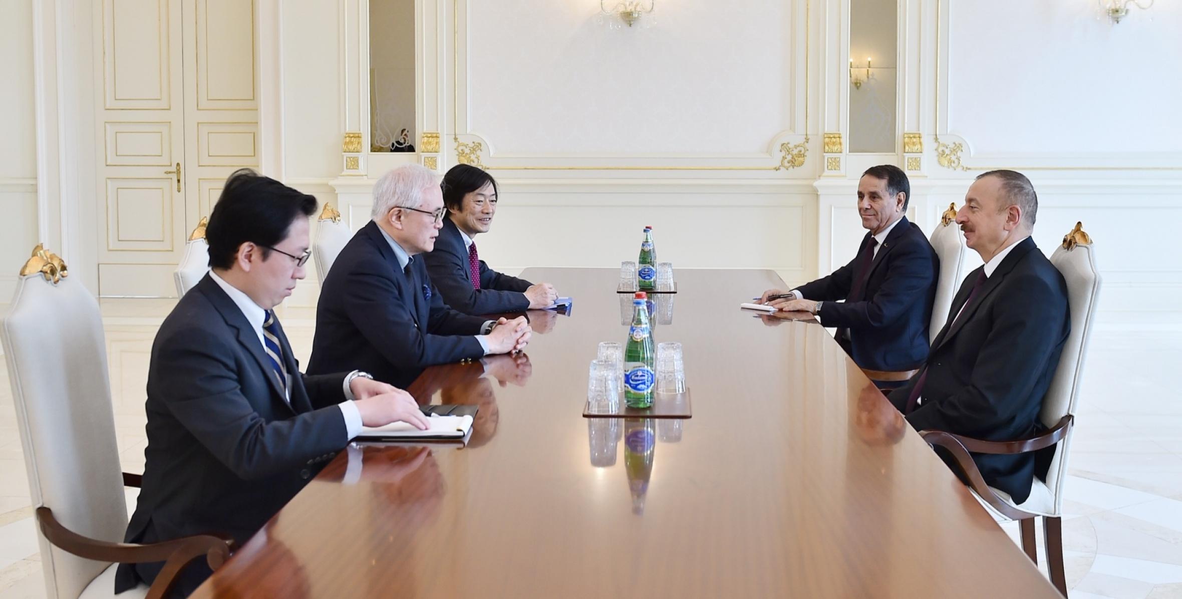 Ilham Aliyev received Foreign Policy Adviser to Japanese Prime Minister