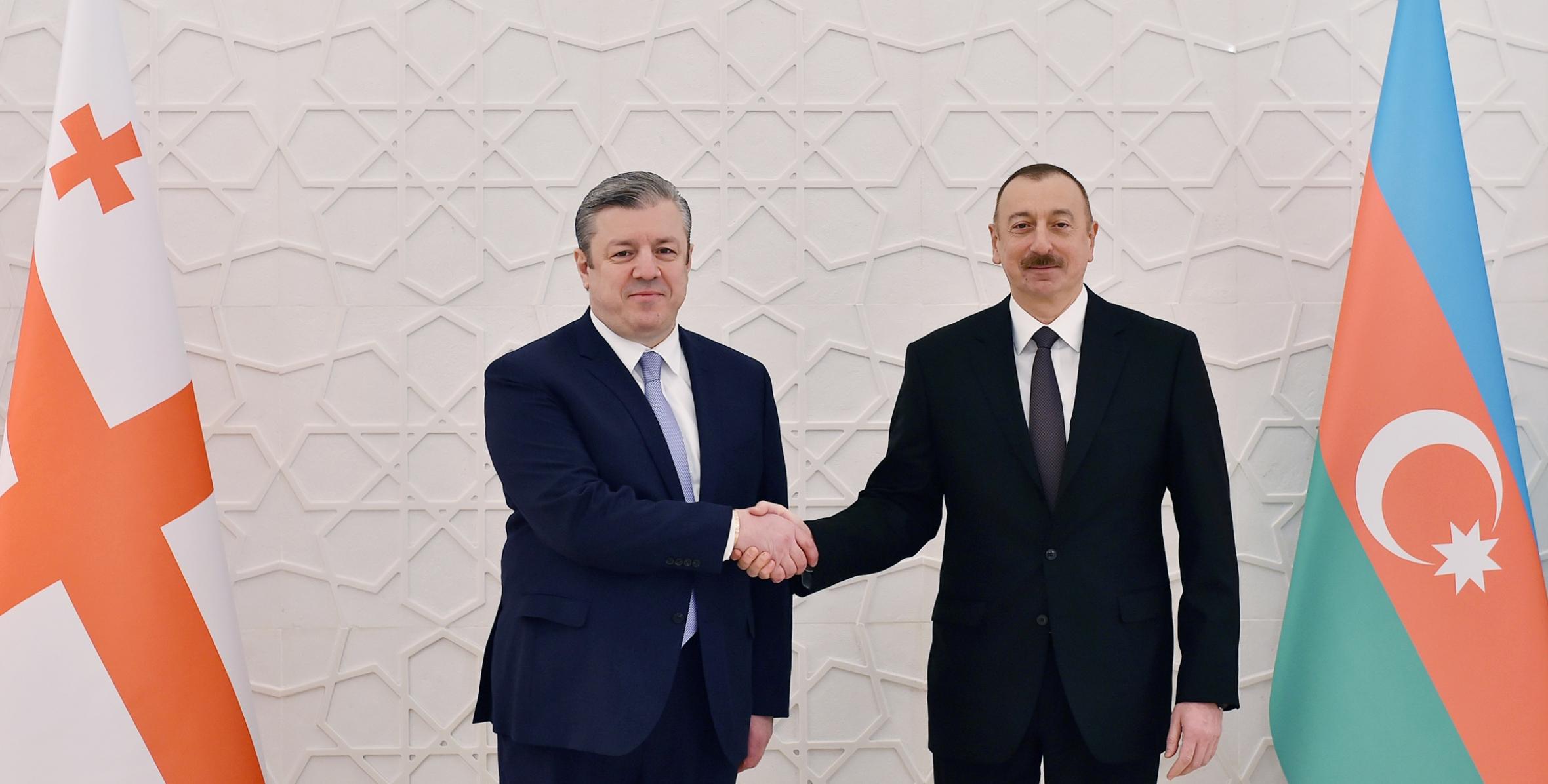 Ilham Aliyev met with Georgian Prime Minister Giorgi Kvirikashvili
