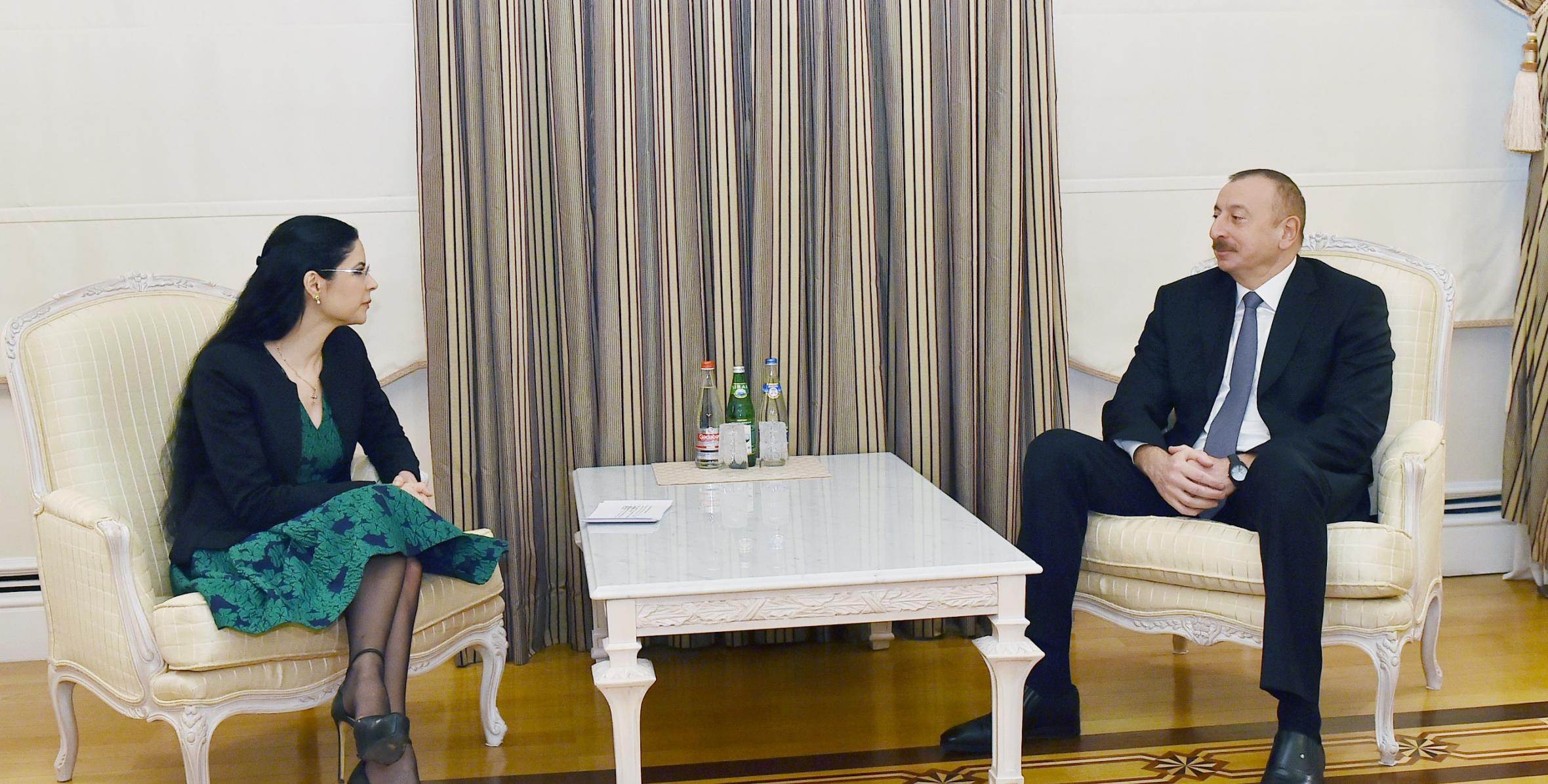 Ilham Aliyev received Romanian vice prime minister