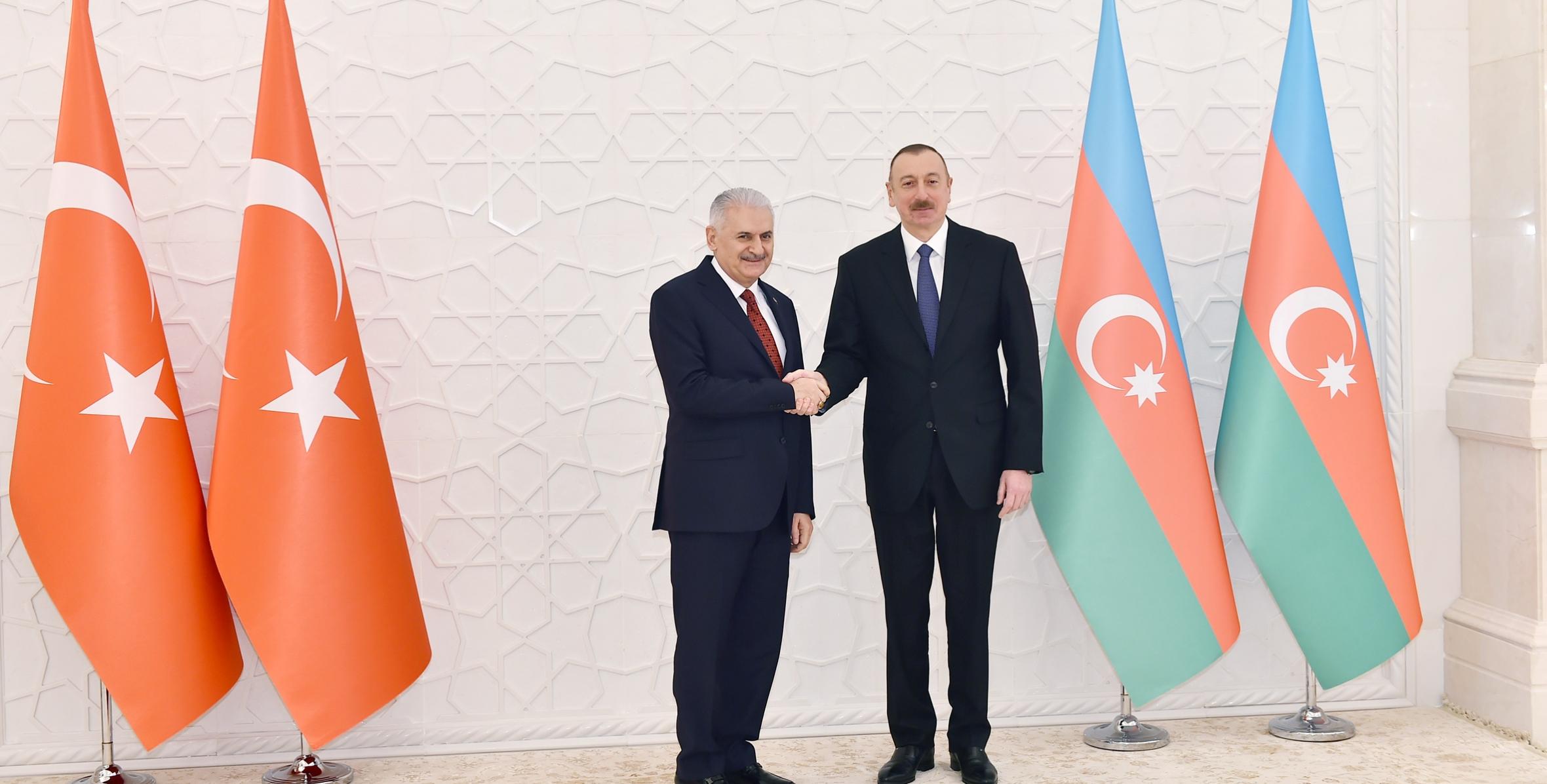 Ilham Aliyev met with Turkish Prime Minister Binali Yildirim
