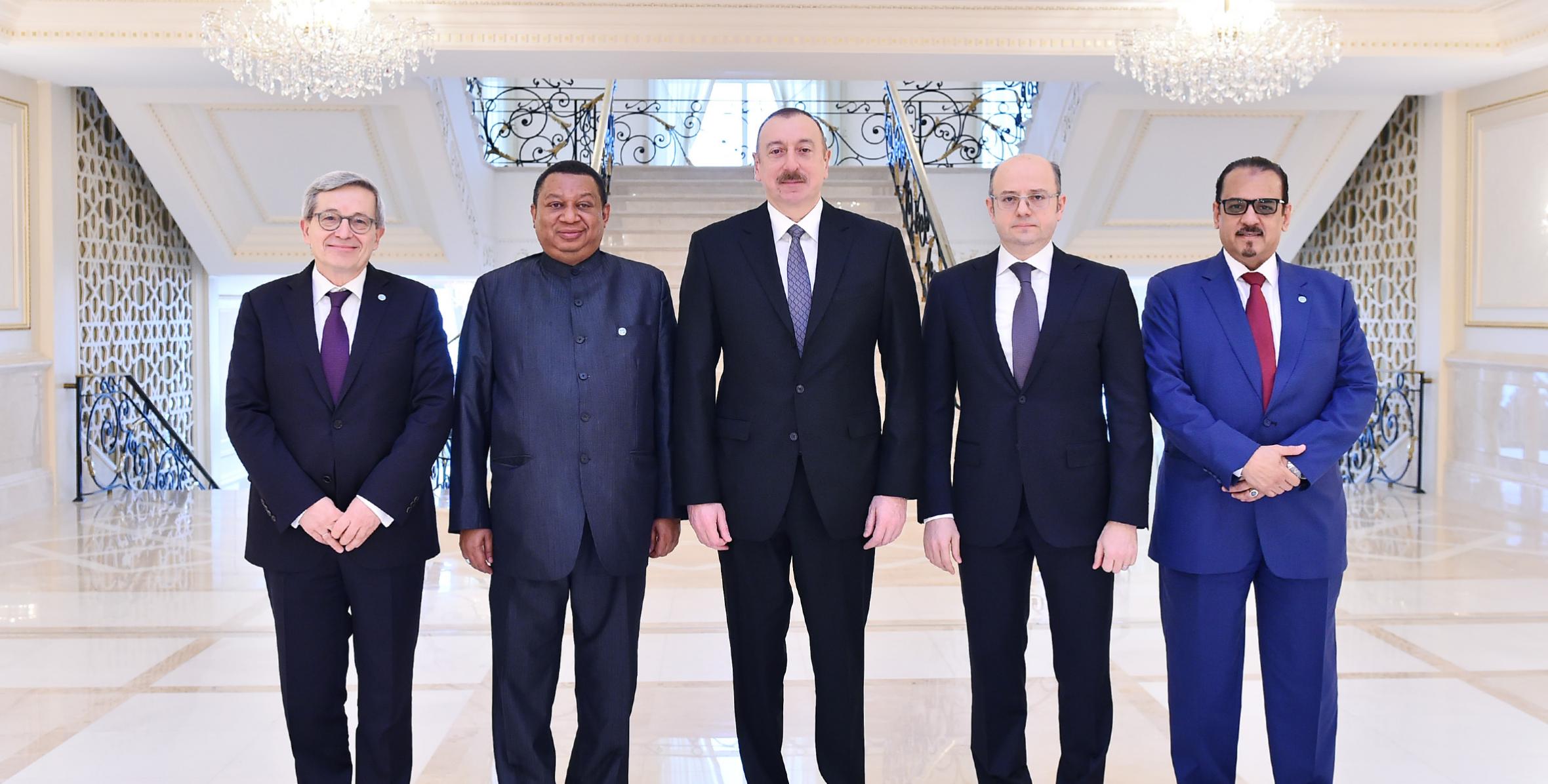 Ilham Aliyev received delegation led by OPEC Secretary General