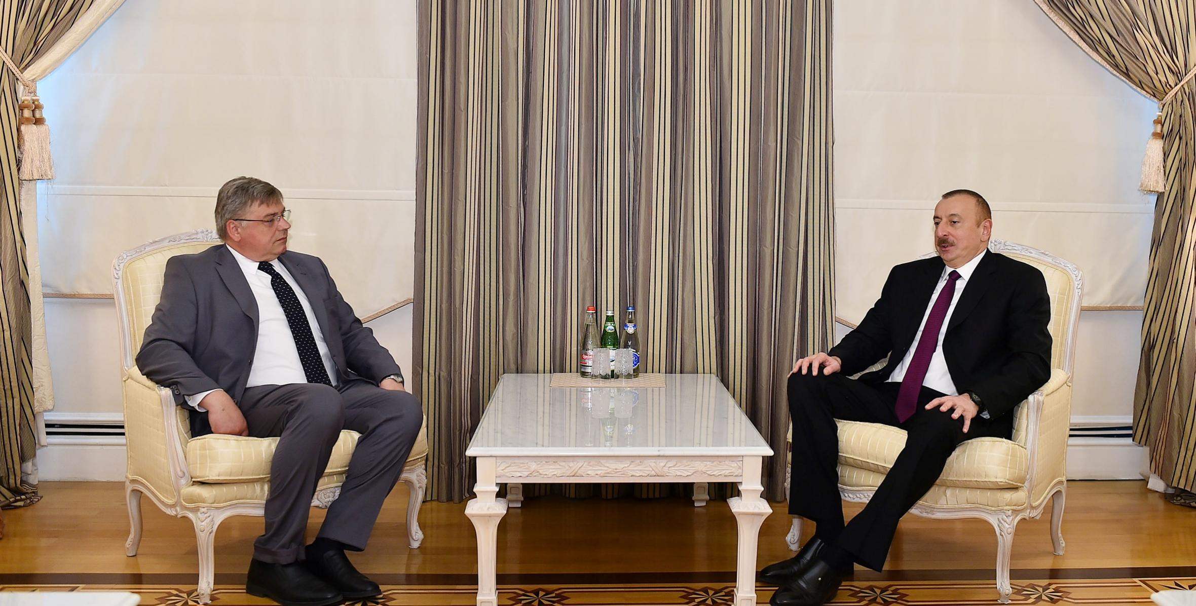 Ilham Aliyev received head of election observation mission of European Conservatives and Reformists Group