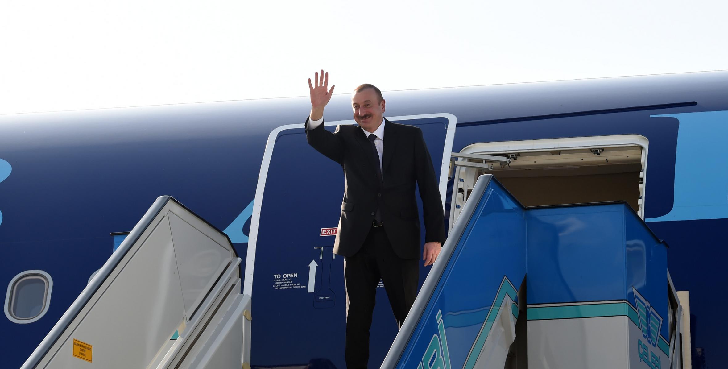 Ilham Aliyev ended his official visit to Turkey