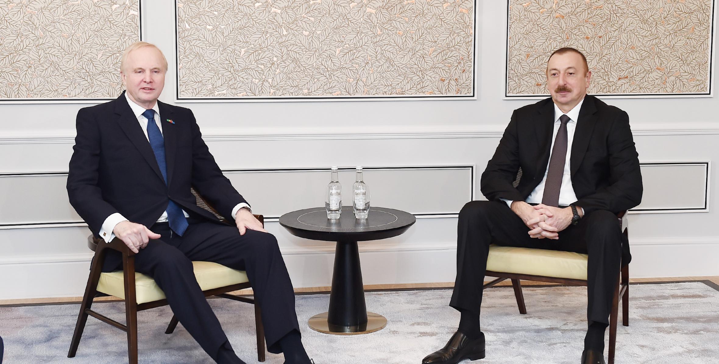 Ilham Aliyev met with BP CEO in London