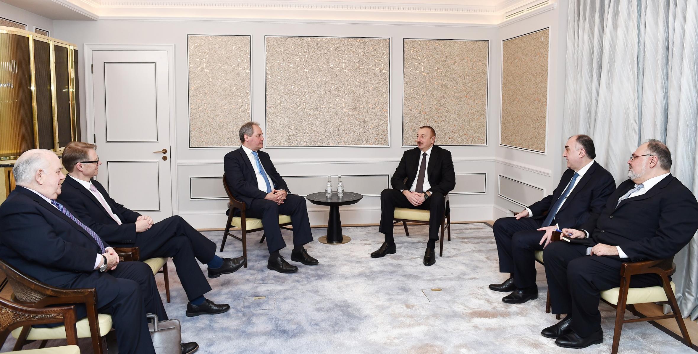 Ilham Aliyev met with a group of British MPs in London