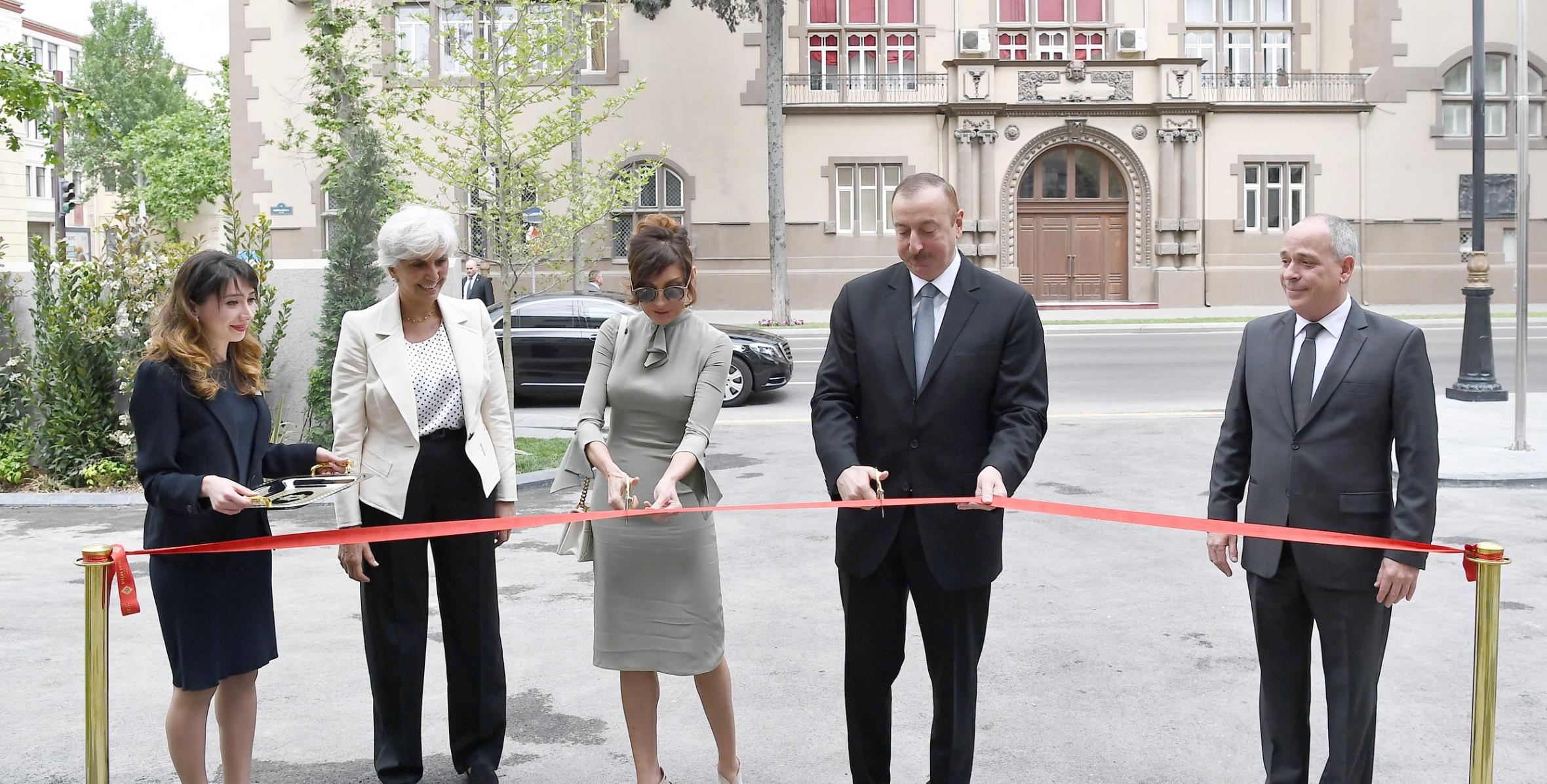 Ilham Aliyev inaugurated Dinamo Baku Hotel