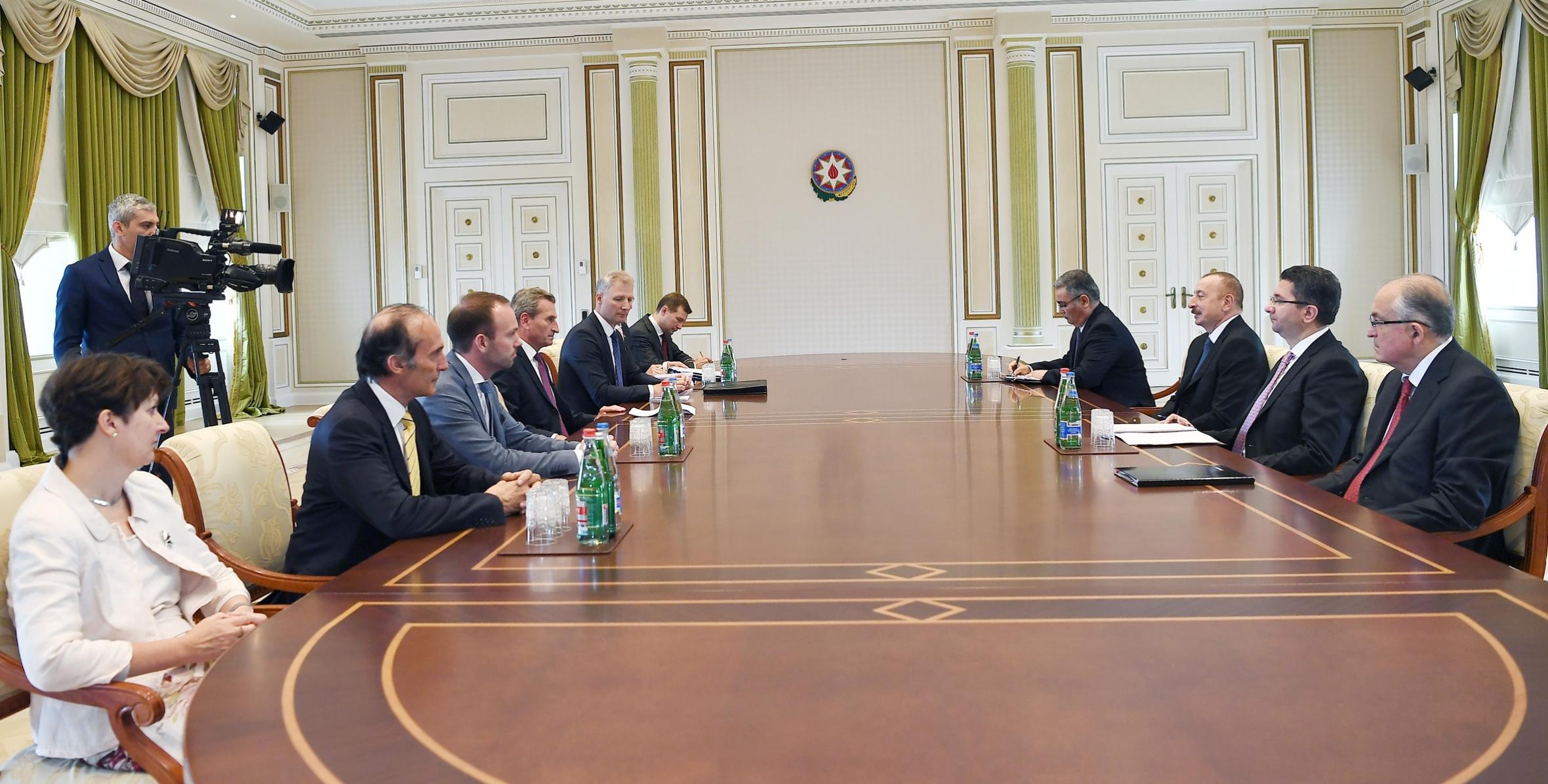 Ilham Aliyev received European Commission delegation