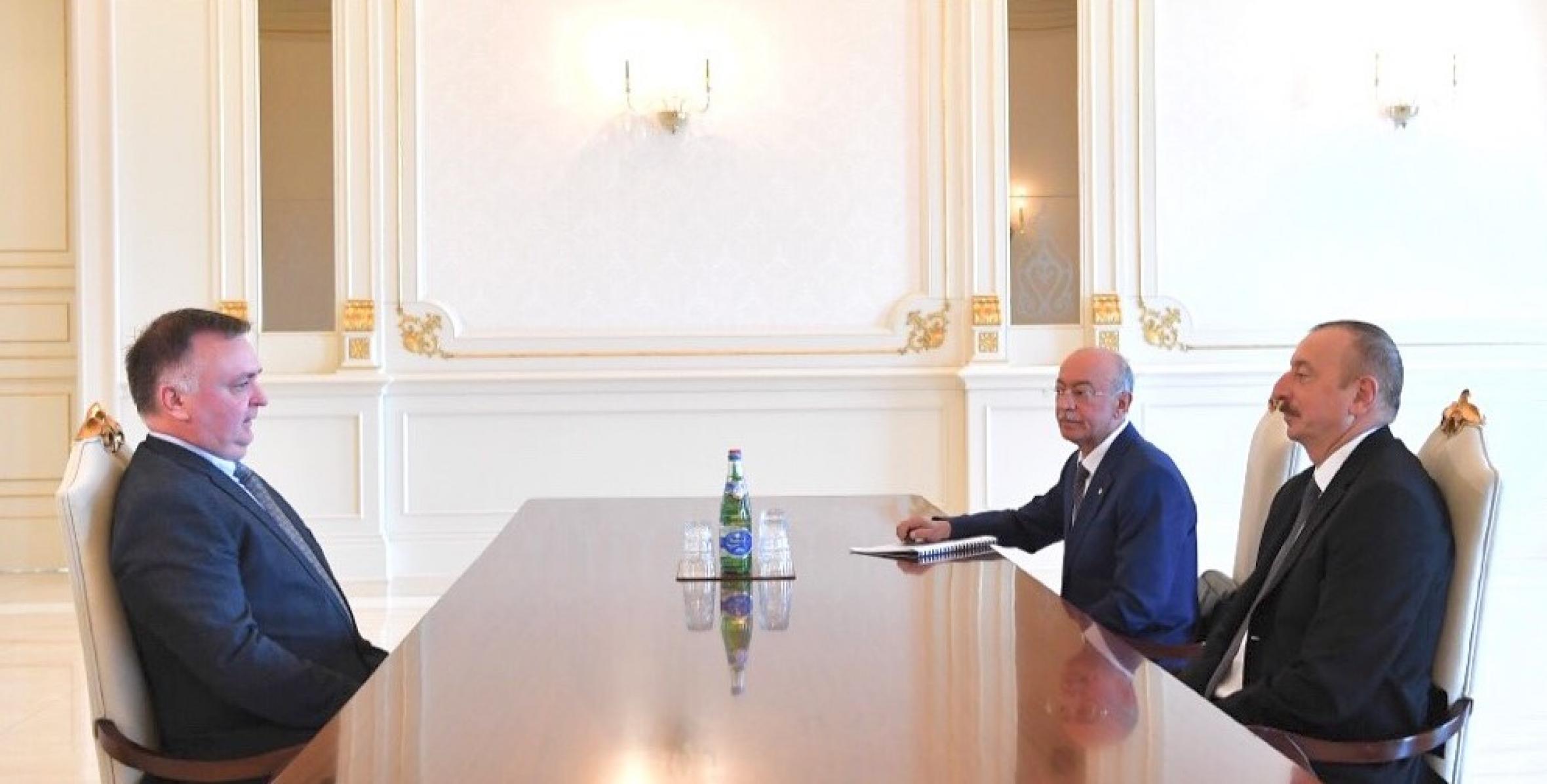 Ильхам Алиев принял генерального секретаря Международной организации гражданской обороны
