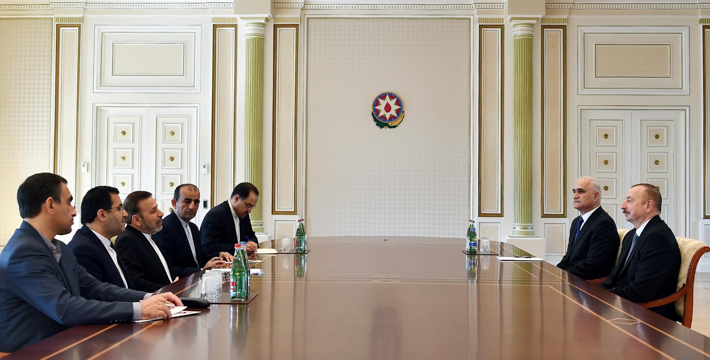 Ilham Aliyev received head of Iranian Presidential Office
