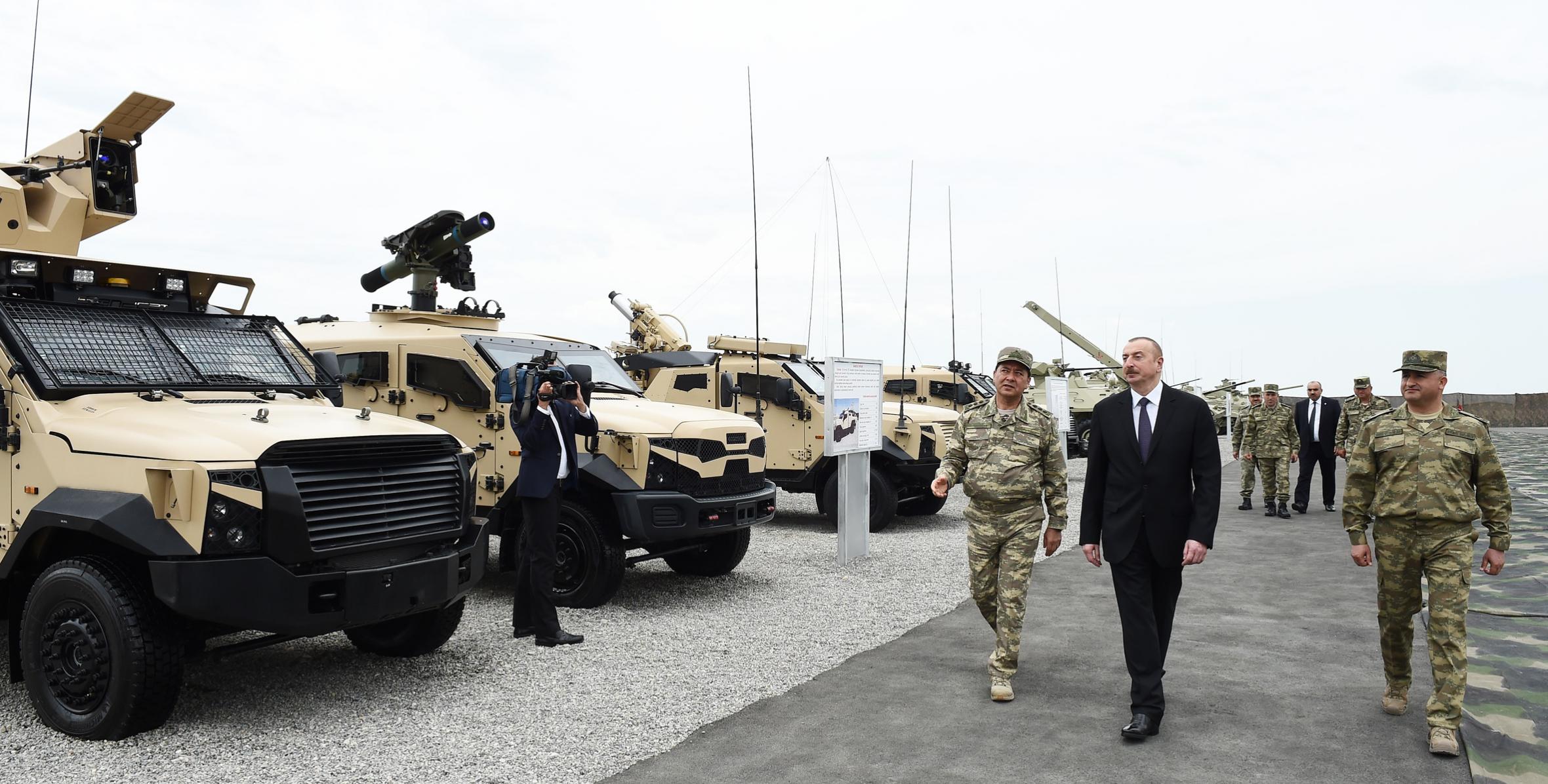 Ilham Aliyev viewed Defense Ministry’s military campus