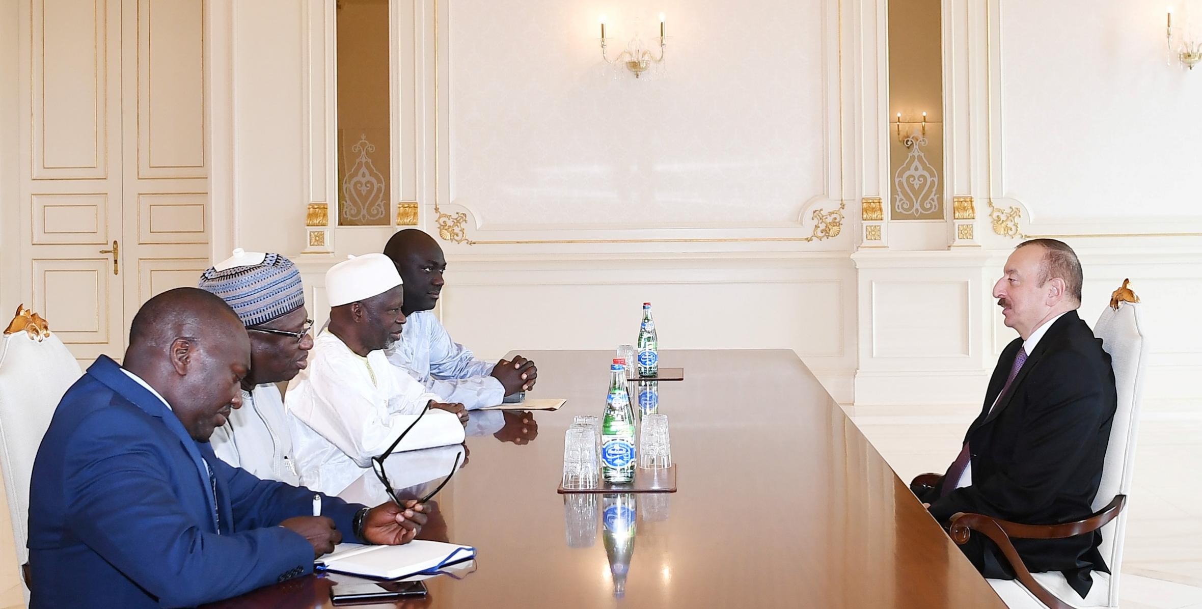 Ilham Aliyev received delegation led by Gambian foreign minister