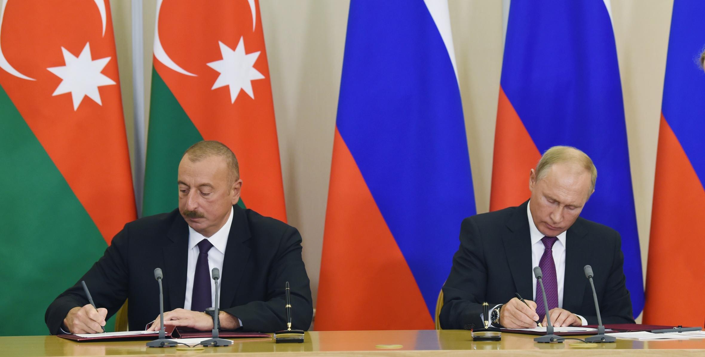 Azerbaijan-Russia documents signed