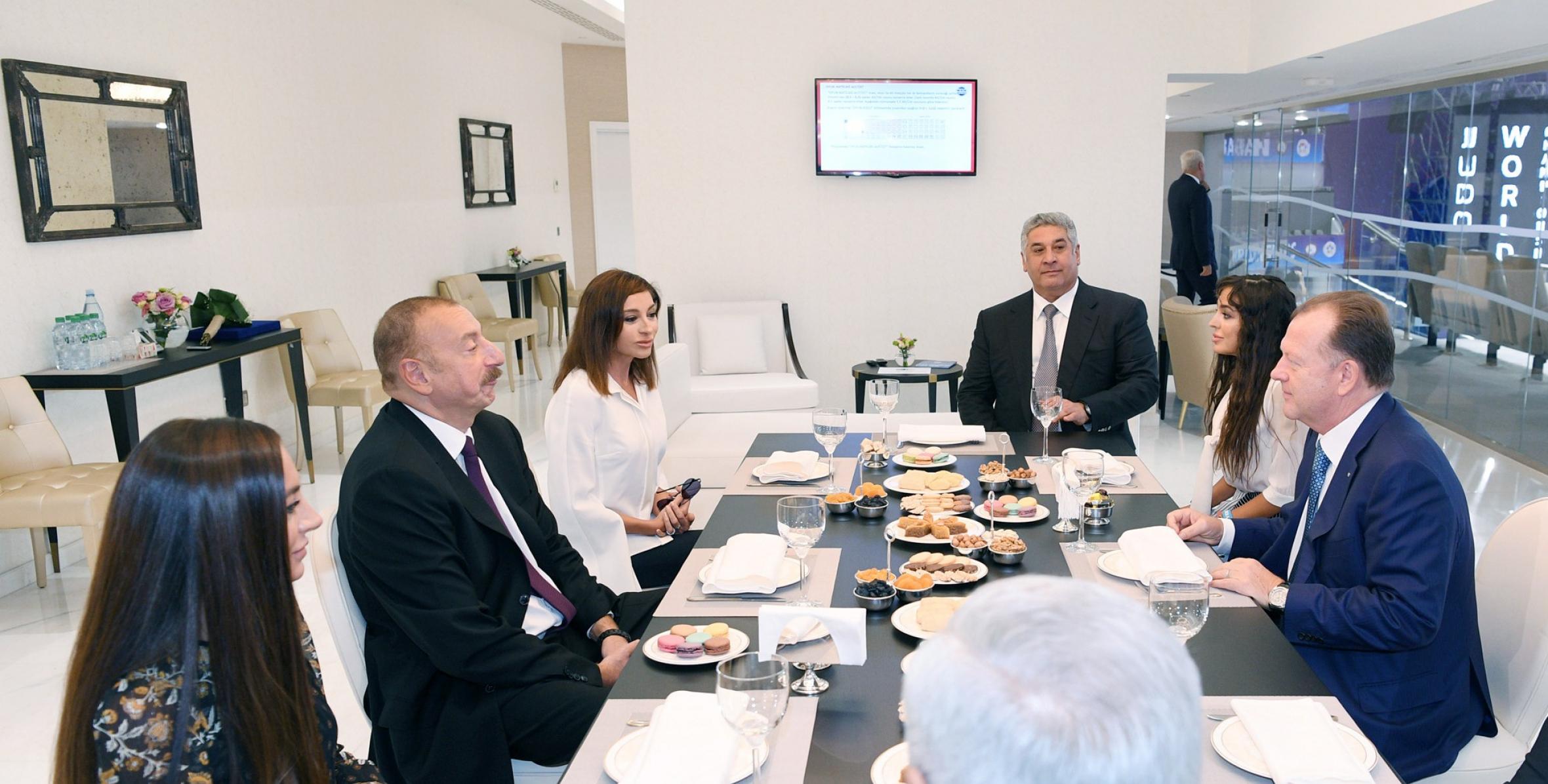 Ильхам Алиев встретился с президентом Международной федерации дзюдо Мариусом Визером