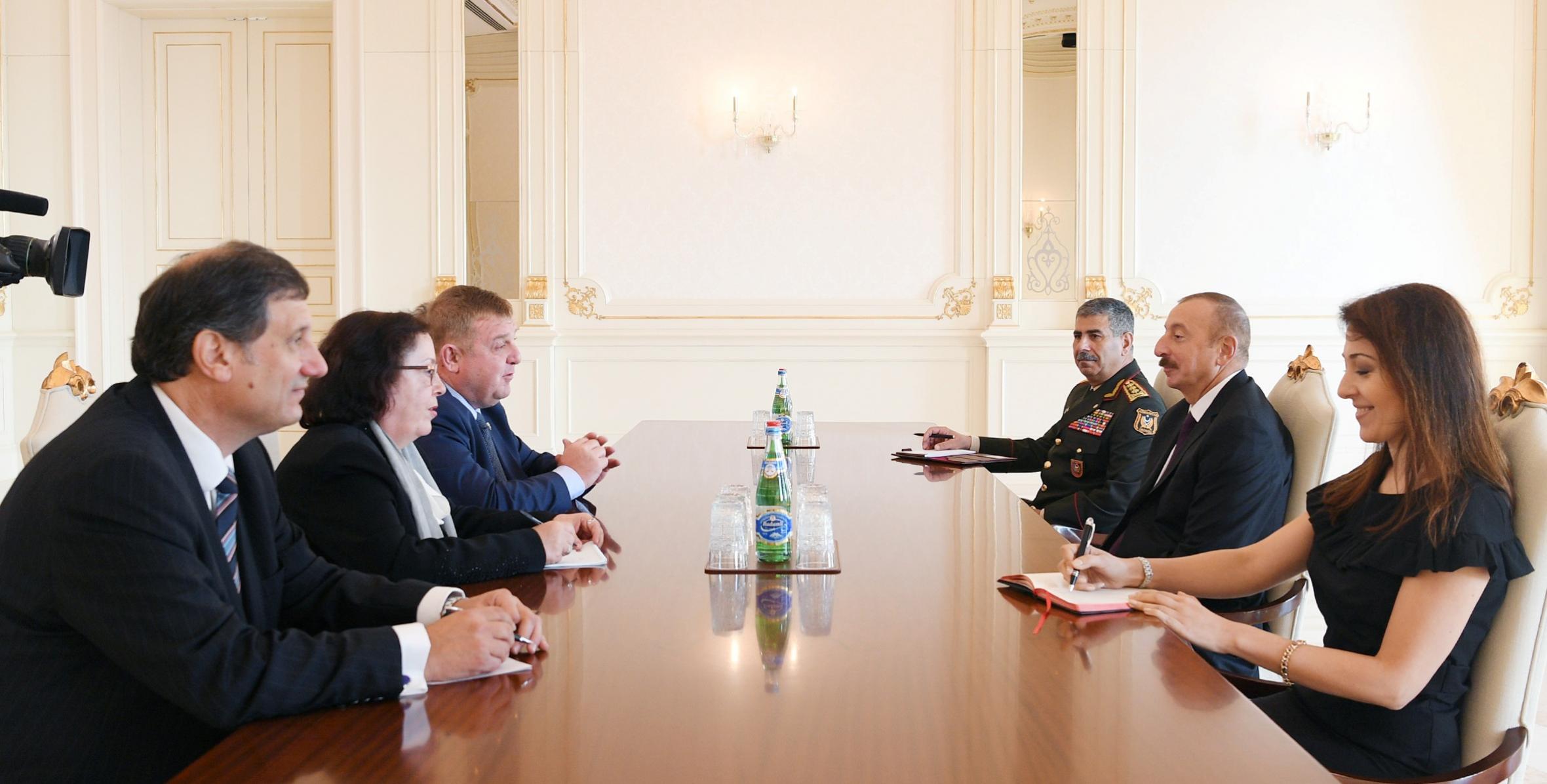 Ильхам Алиев принял делегацию, возглавляемую заместителем премьер-министра Болгарии