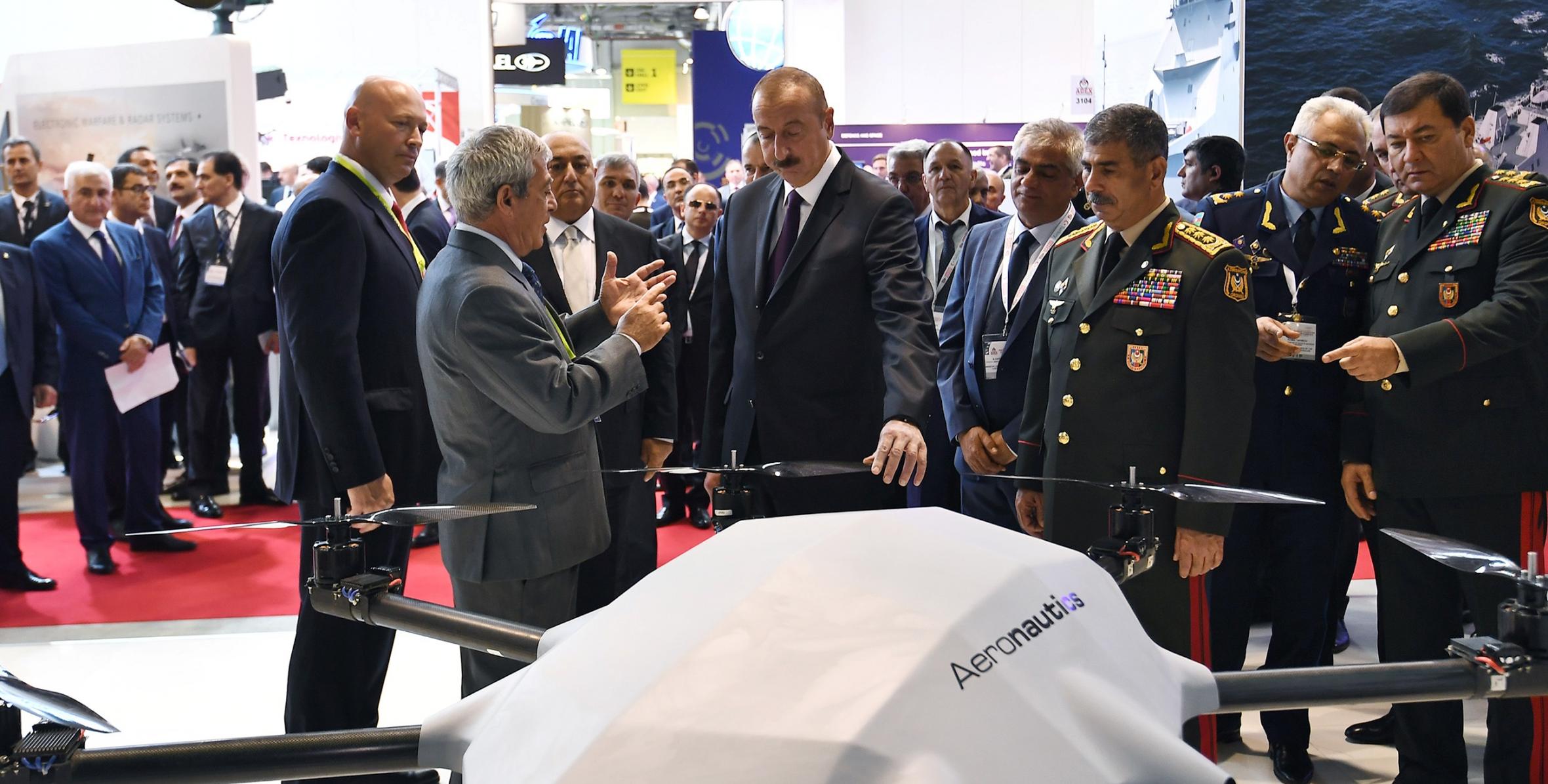 Ilham Aliyev viewed 3rd Azerbaijan International Defense Exhibition ADEX 2018