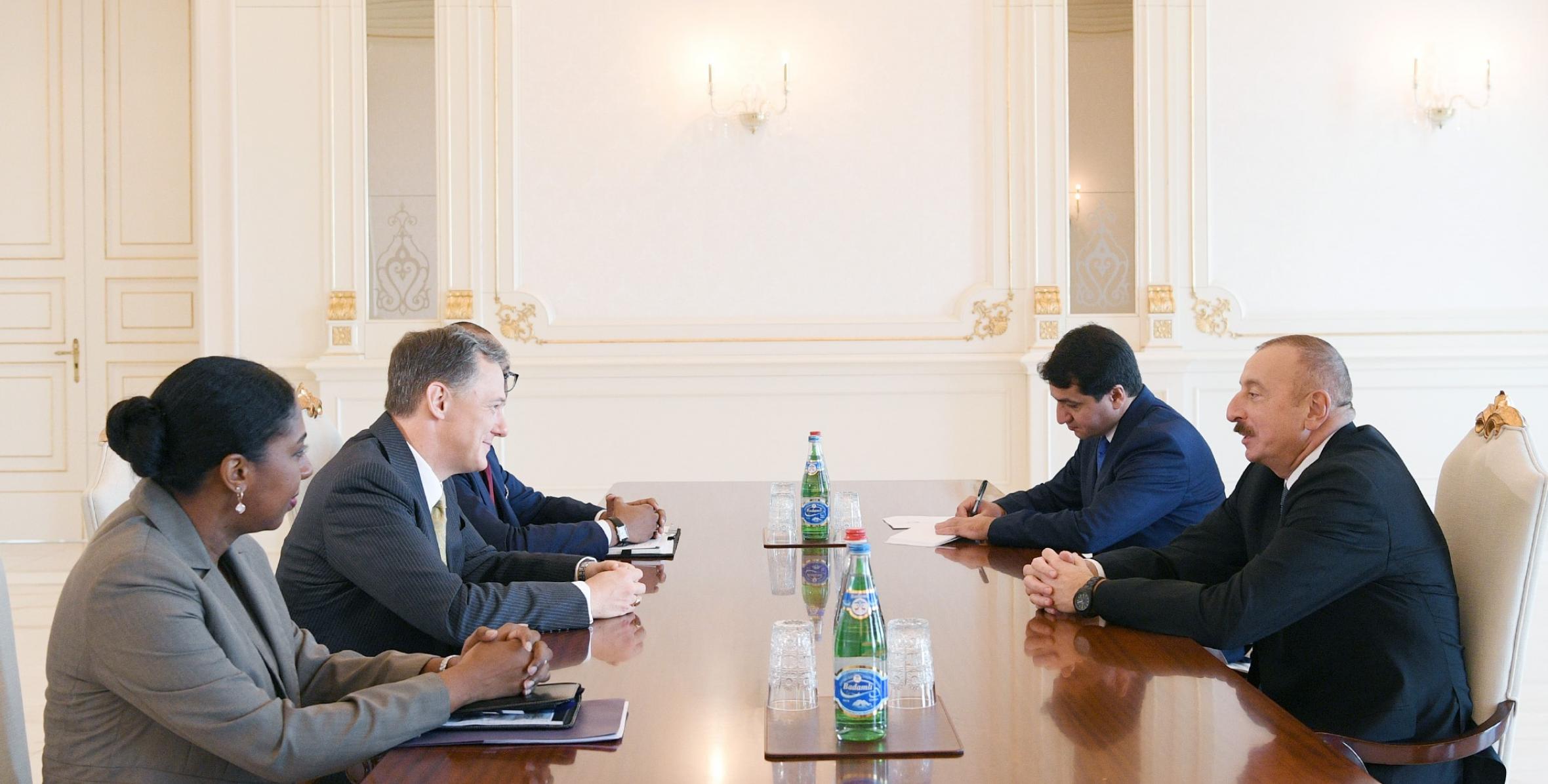 Ilham Aliyev received US Deputy Assistant Secretary