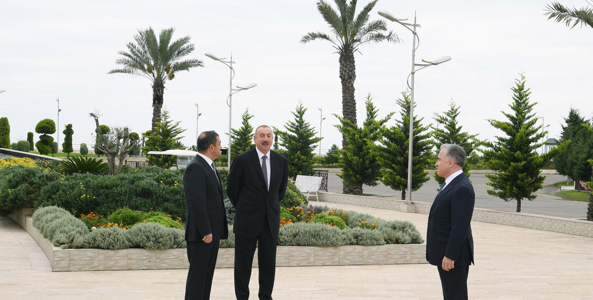Ilham Aliyev viewed conditions created as part of construction of second part of seaside park-boulevard complex in Astara