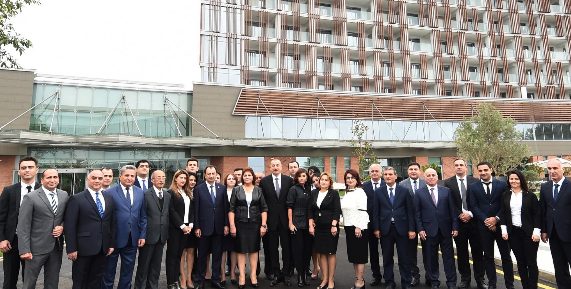 Ilham Aliyev viewed Lankaran Istisu and Health Center