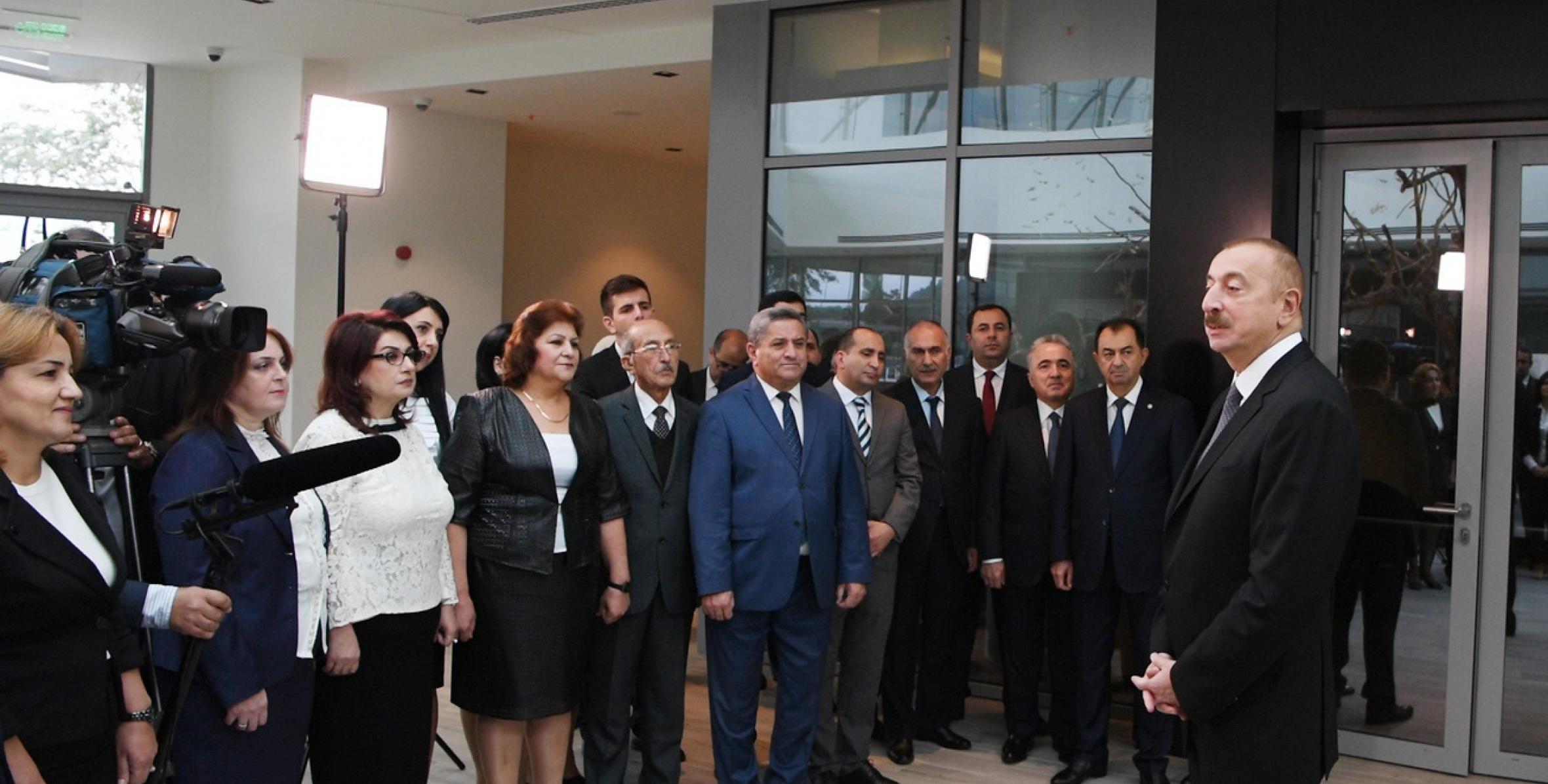 Речь Ильхама Алиева на встрече с представителями общественности Ленкоранского района