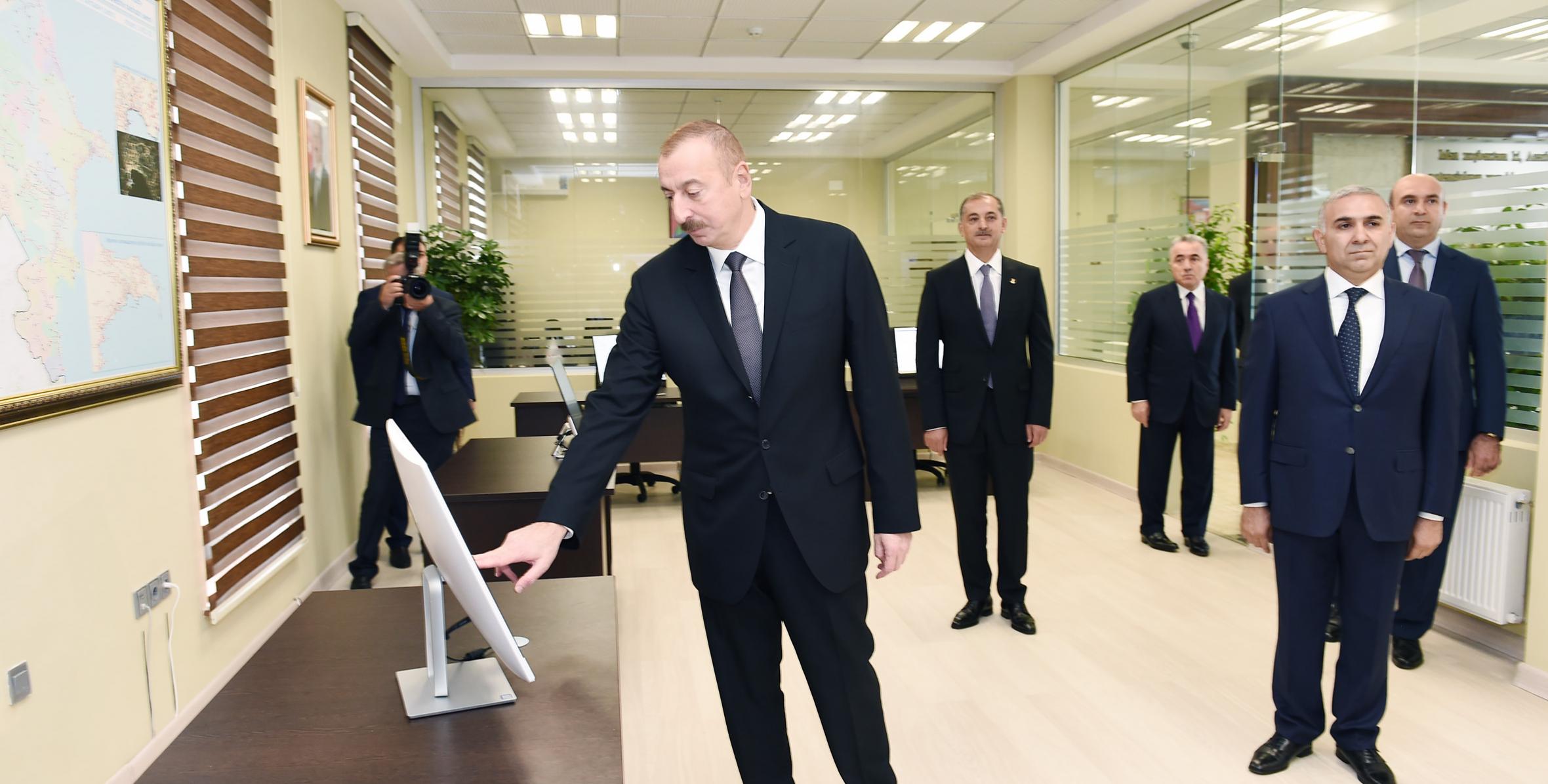 Ilham Aliyev launched Imishi Automated Control and Monitoring Center of Azerishig OJSC