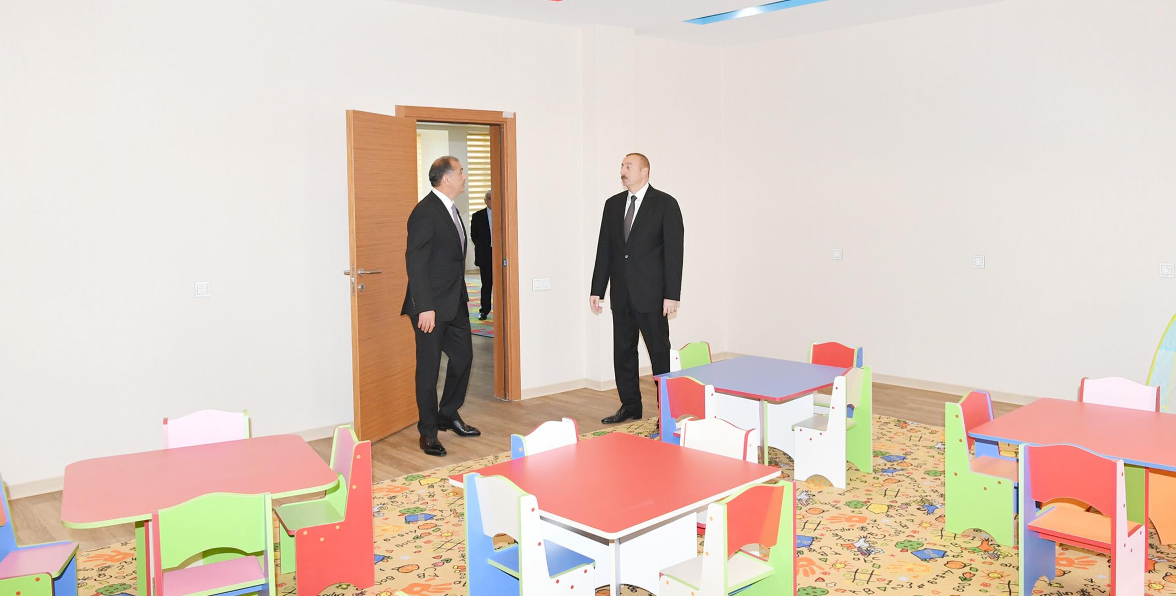 Ilham Aliyev opened orphanage-kindergarten in Imishli district