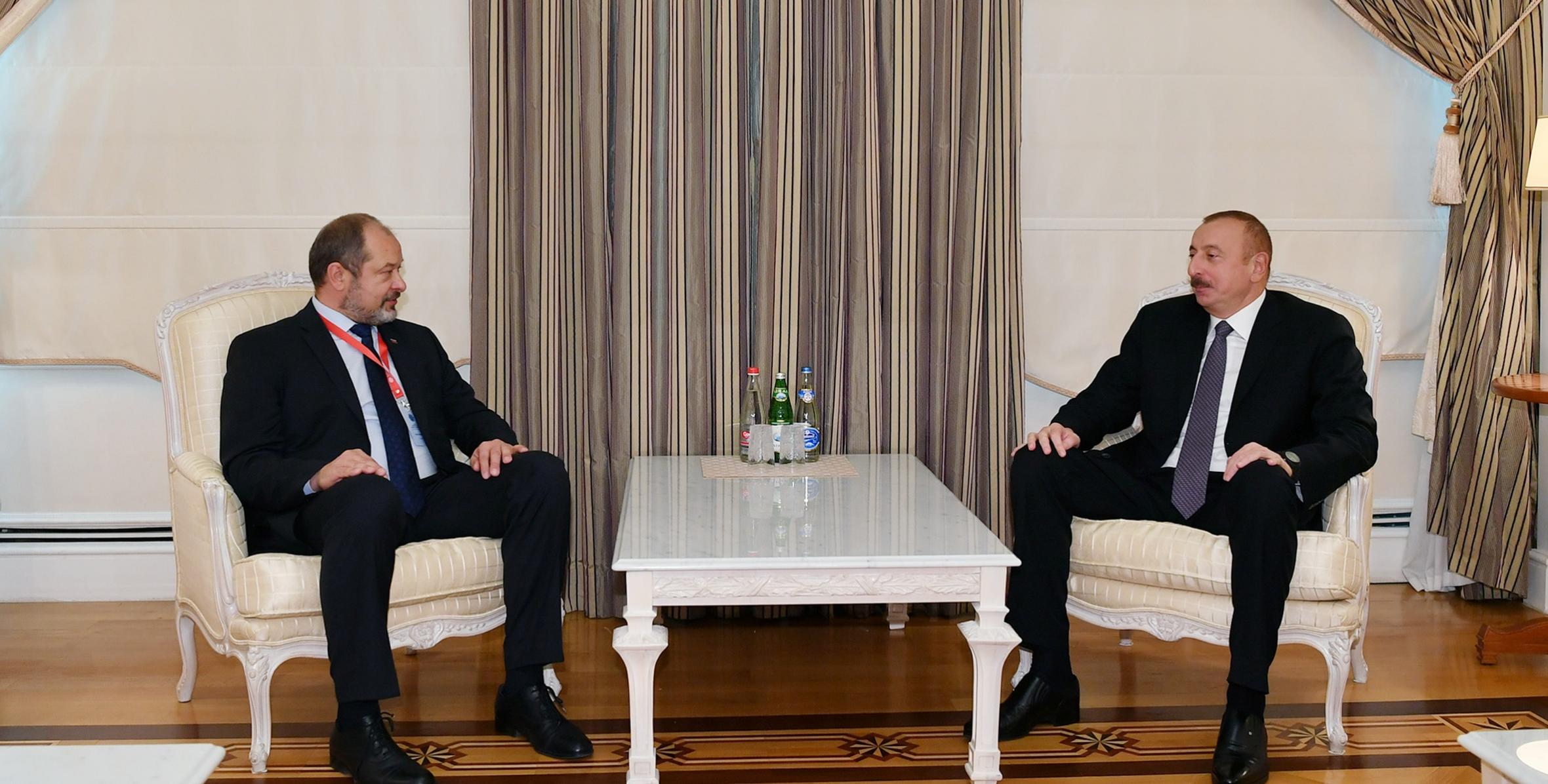 Ильхам Алиев принял председателя Национального совета Словении