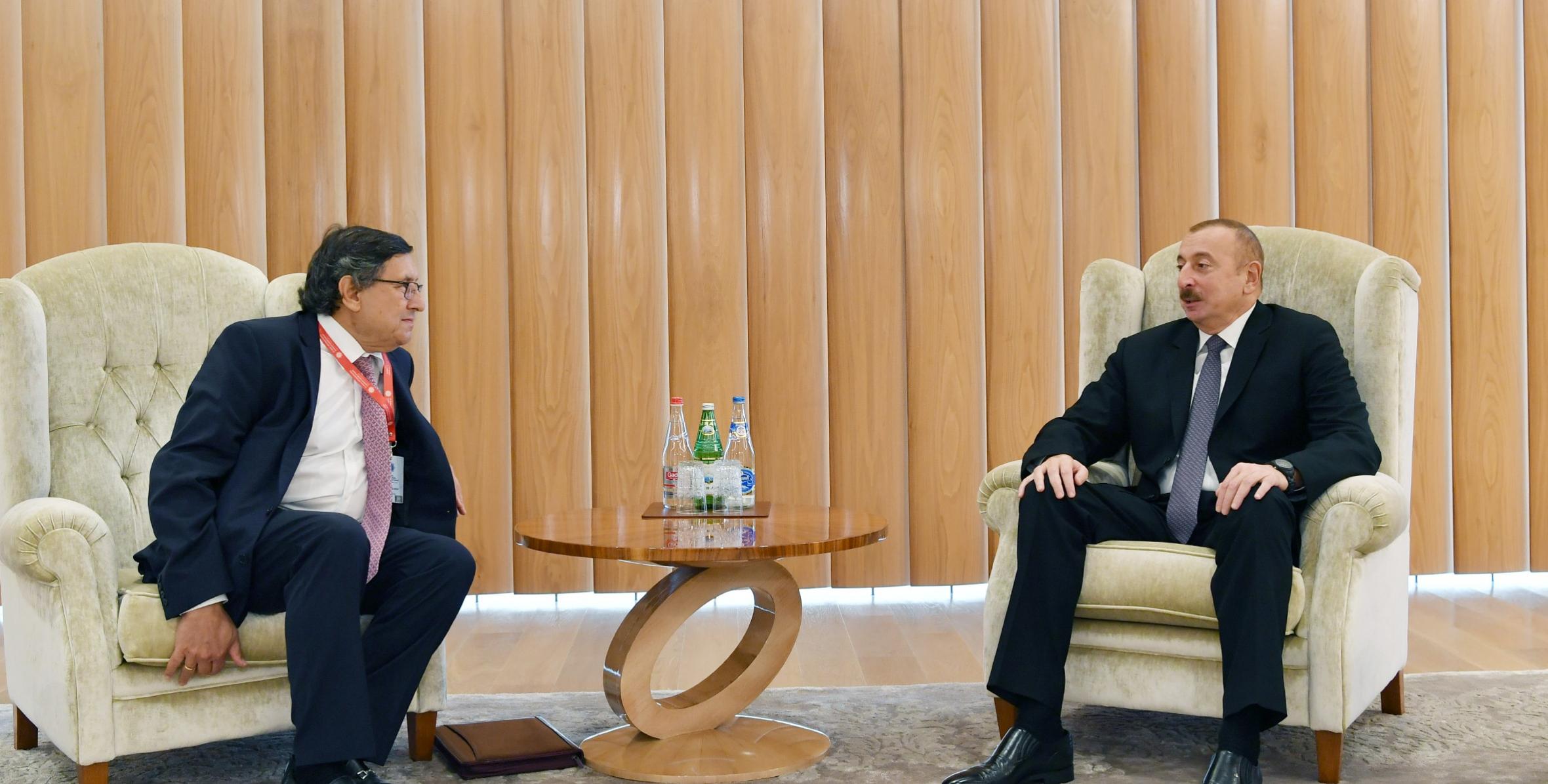 Ильхам Алиев принял заместителя генерального секретаря ООН
