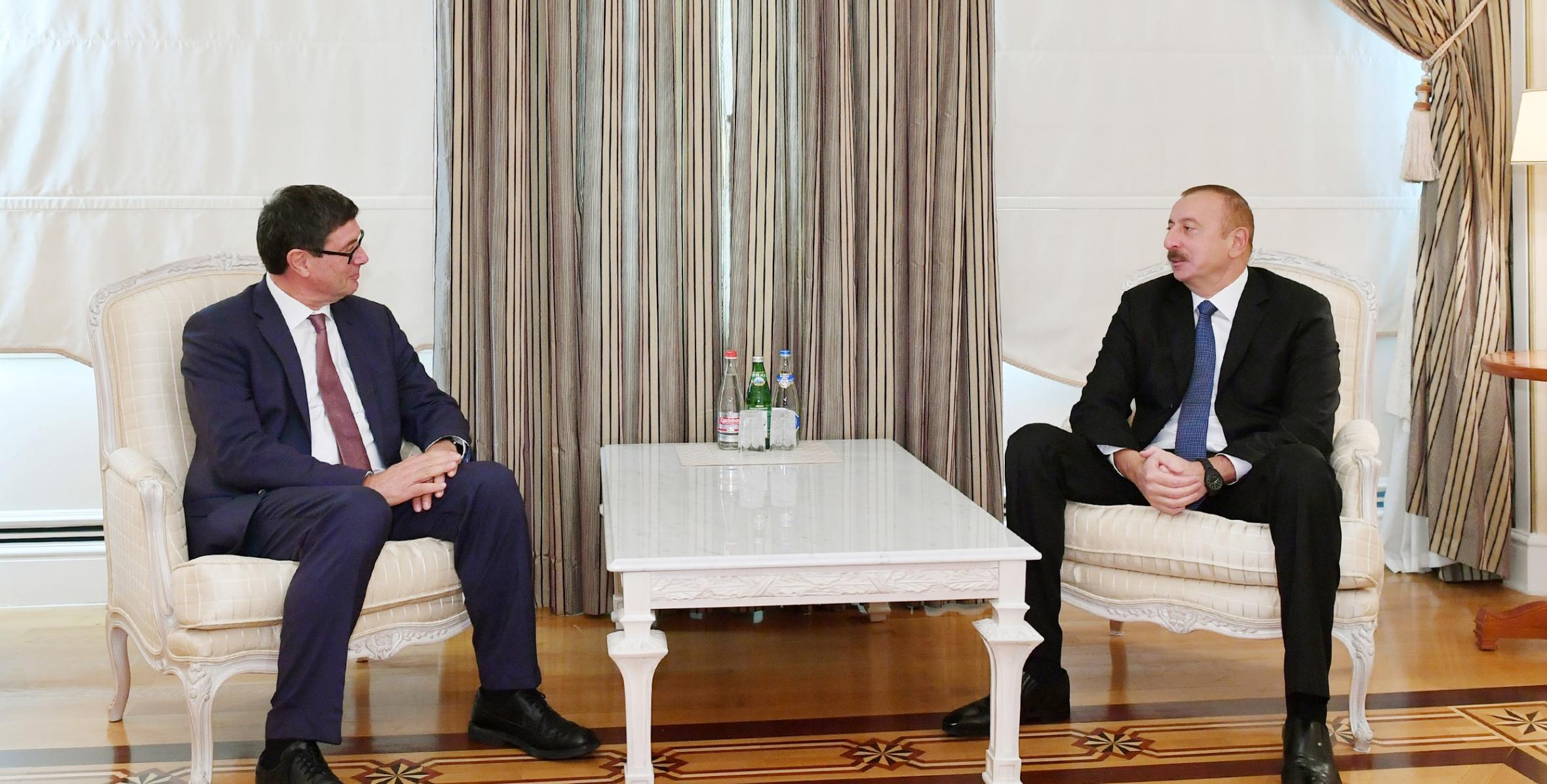 Ilham Aliyev received delegation of Swiss Confederation