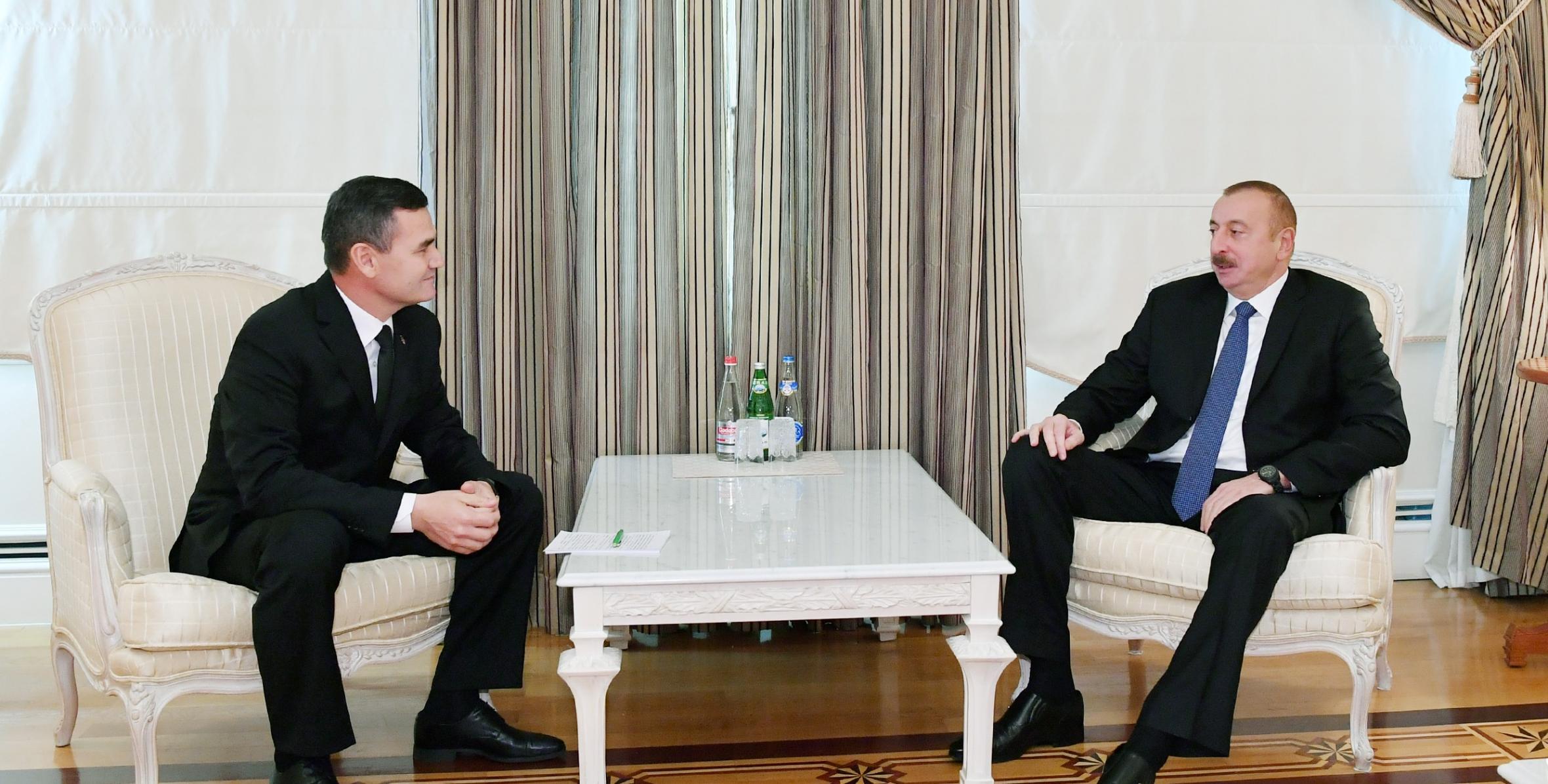 Ильхам Алиев принял заместителя председателя Кабинета Министров Туркменистана
