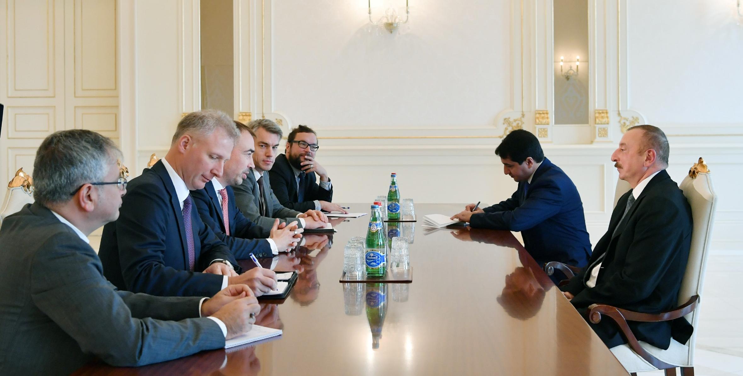 Ильхам Алиев принял делегацию, возглавляемую специальным представителем Европейского союза