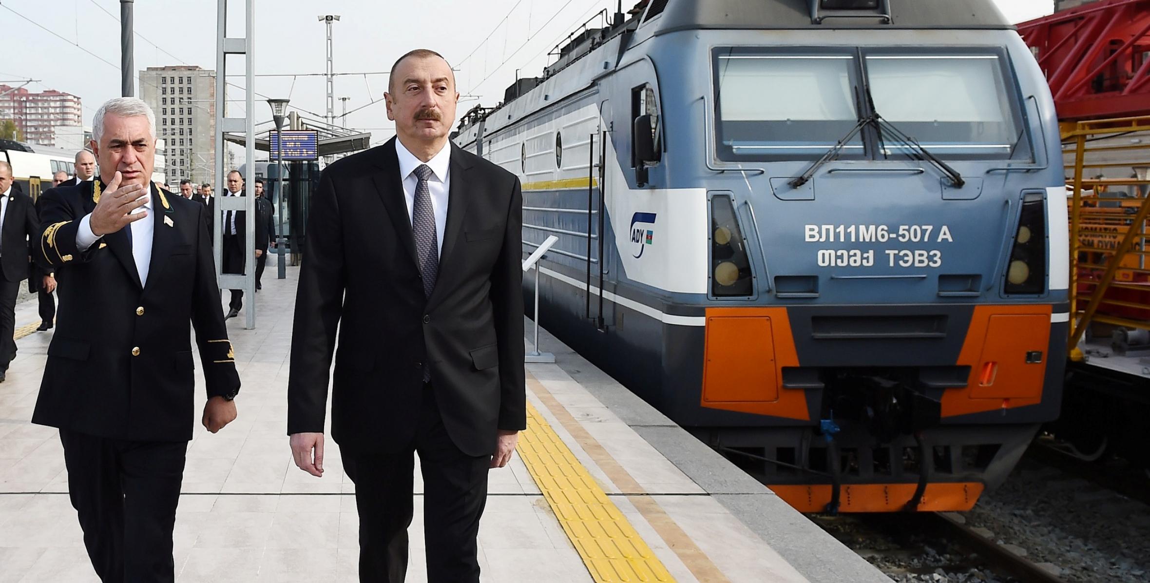 Visit of Ilham Aliyev to Sumgayit