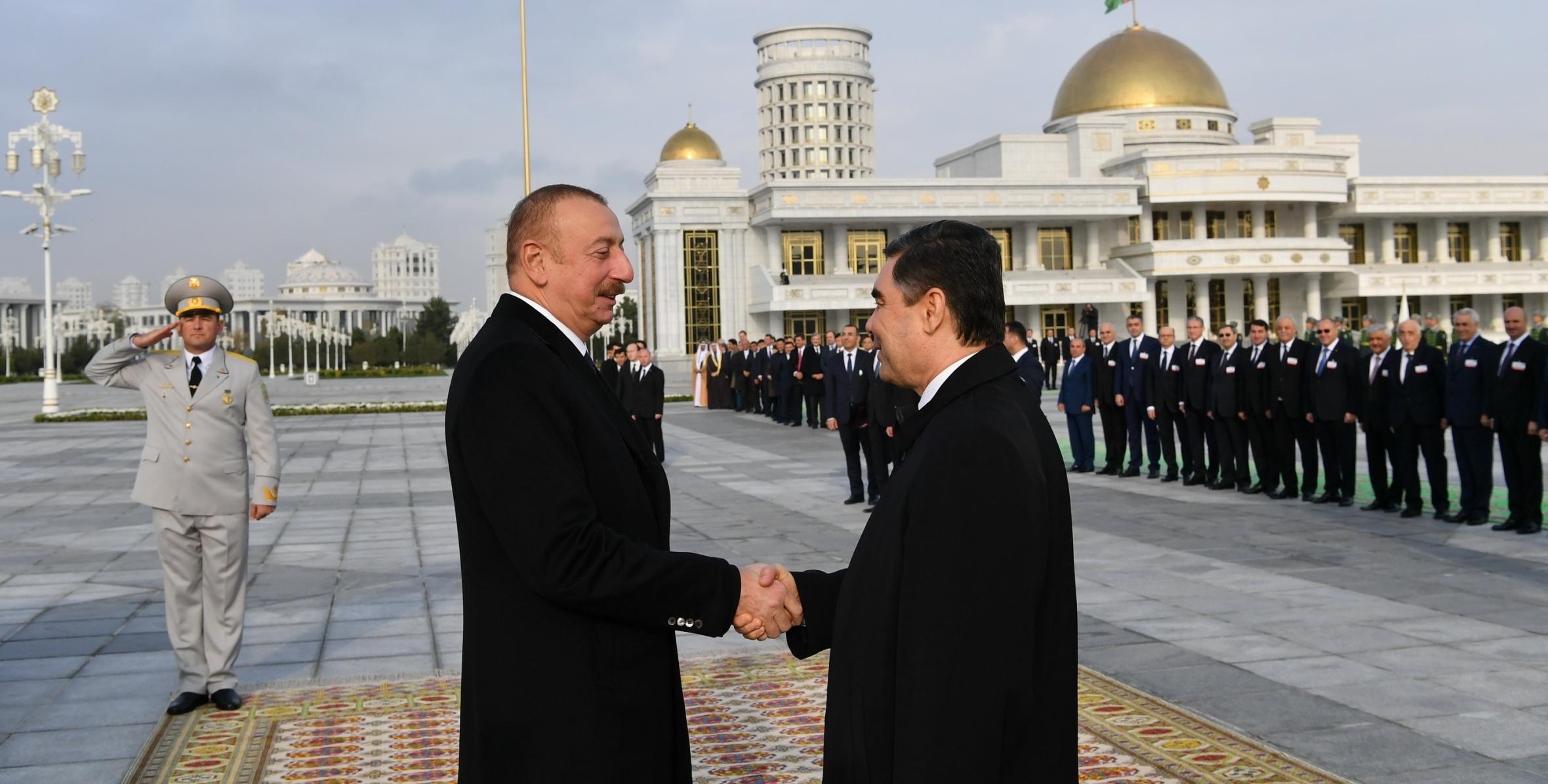 Официальный визит Ильхама Алиева в  Туркменистан