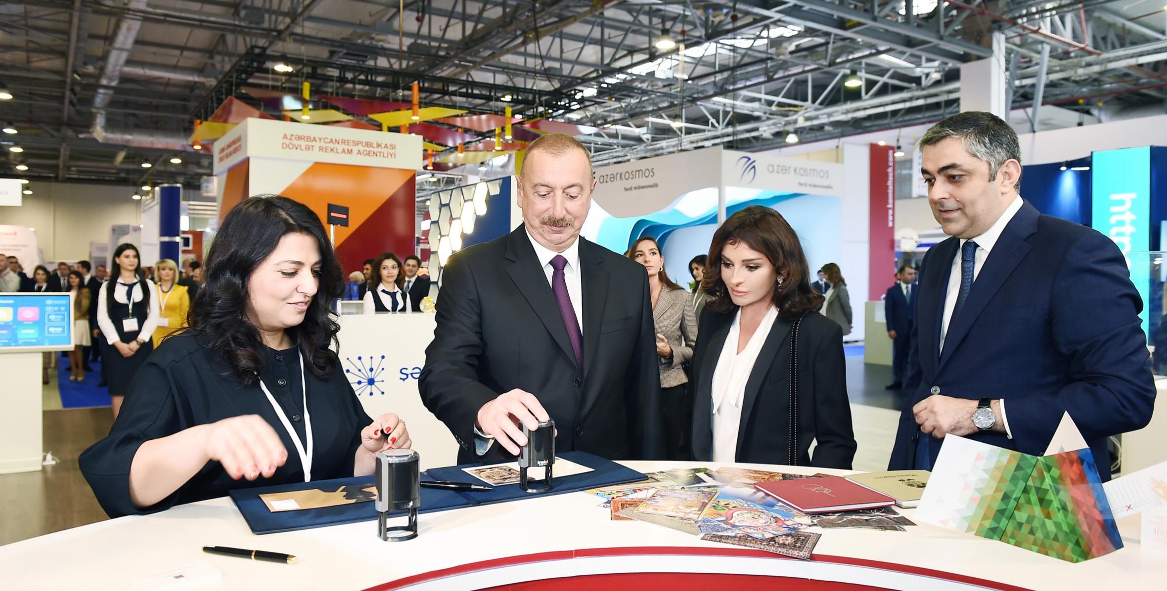 Ilham Aliyev viewed Bakutel 2018 exhibition