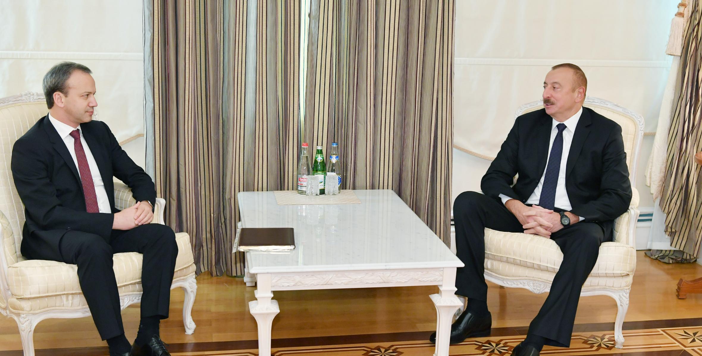 Ilham Aliyev received FIDE president