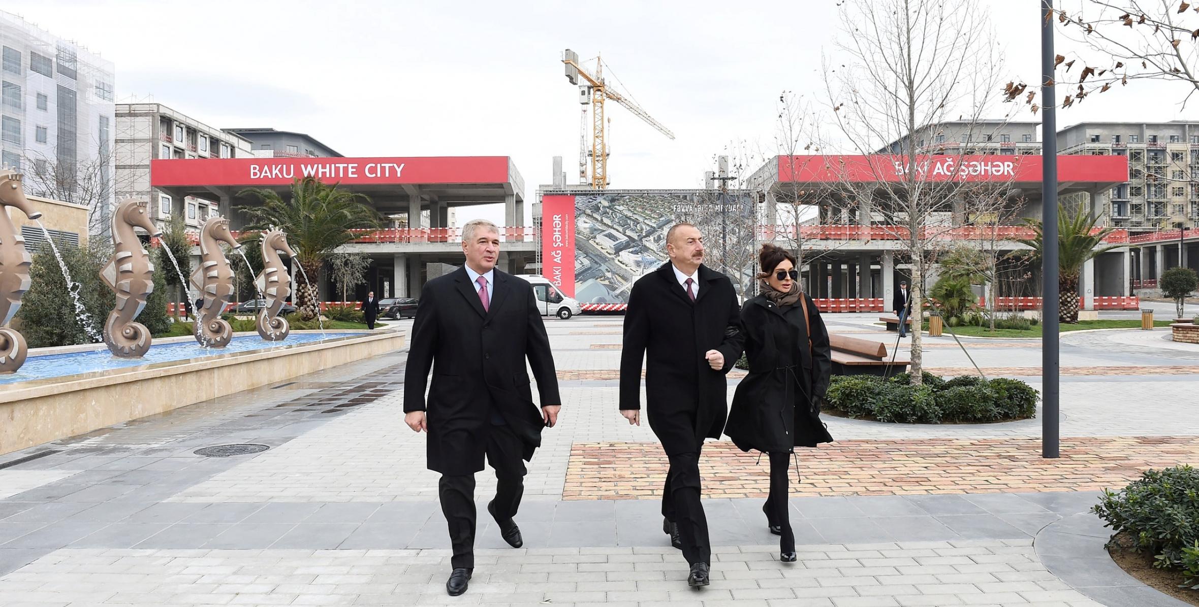 Ilham Aliyev attended opening of several facilities in Baku White City, familiarized himself with projects to be implemented