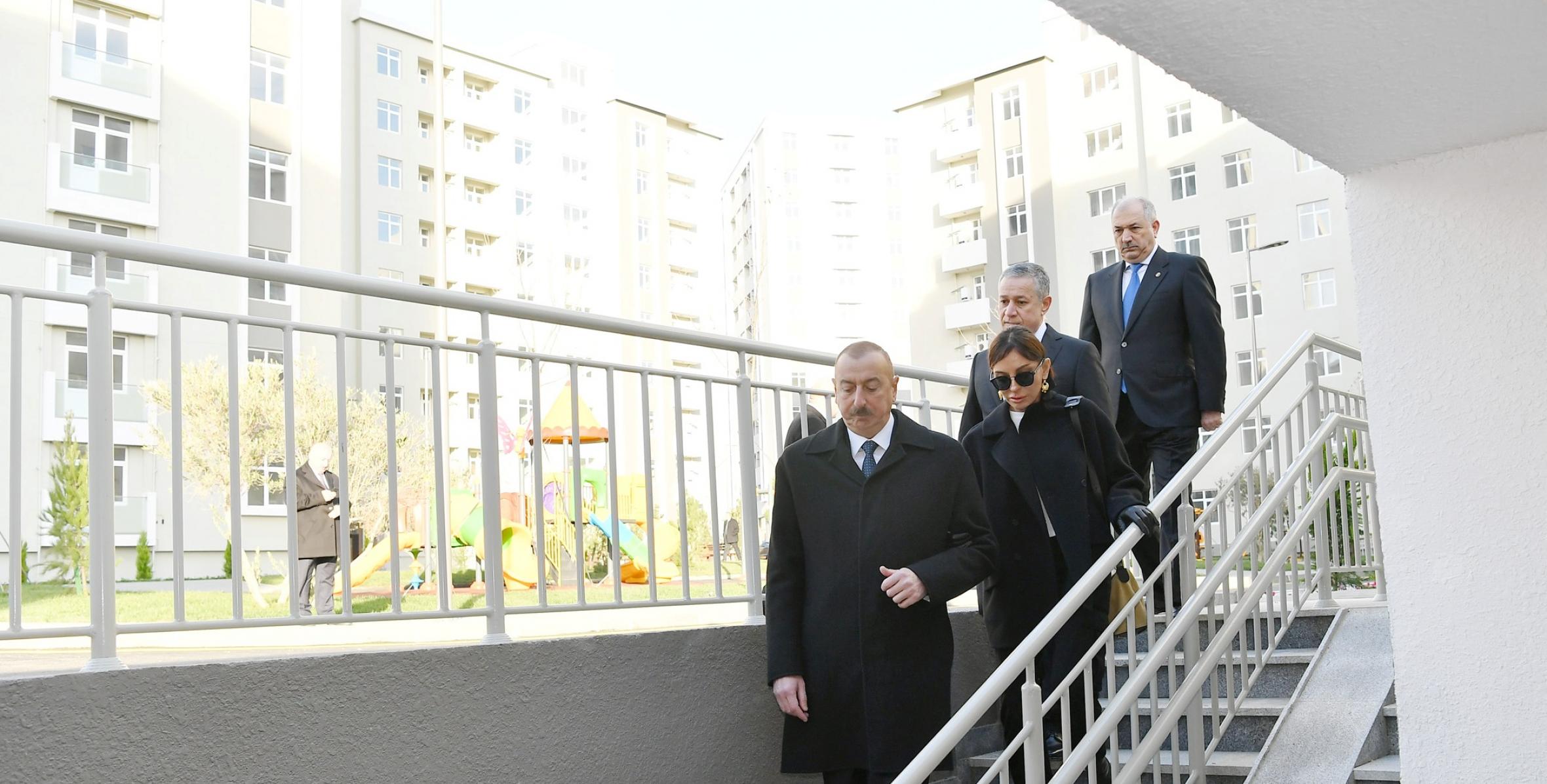 Ilham Aliyev attended opening of Yasamal residential complex of State Housing Construction Agency