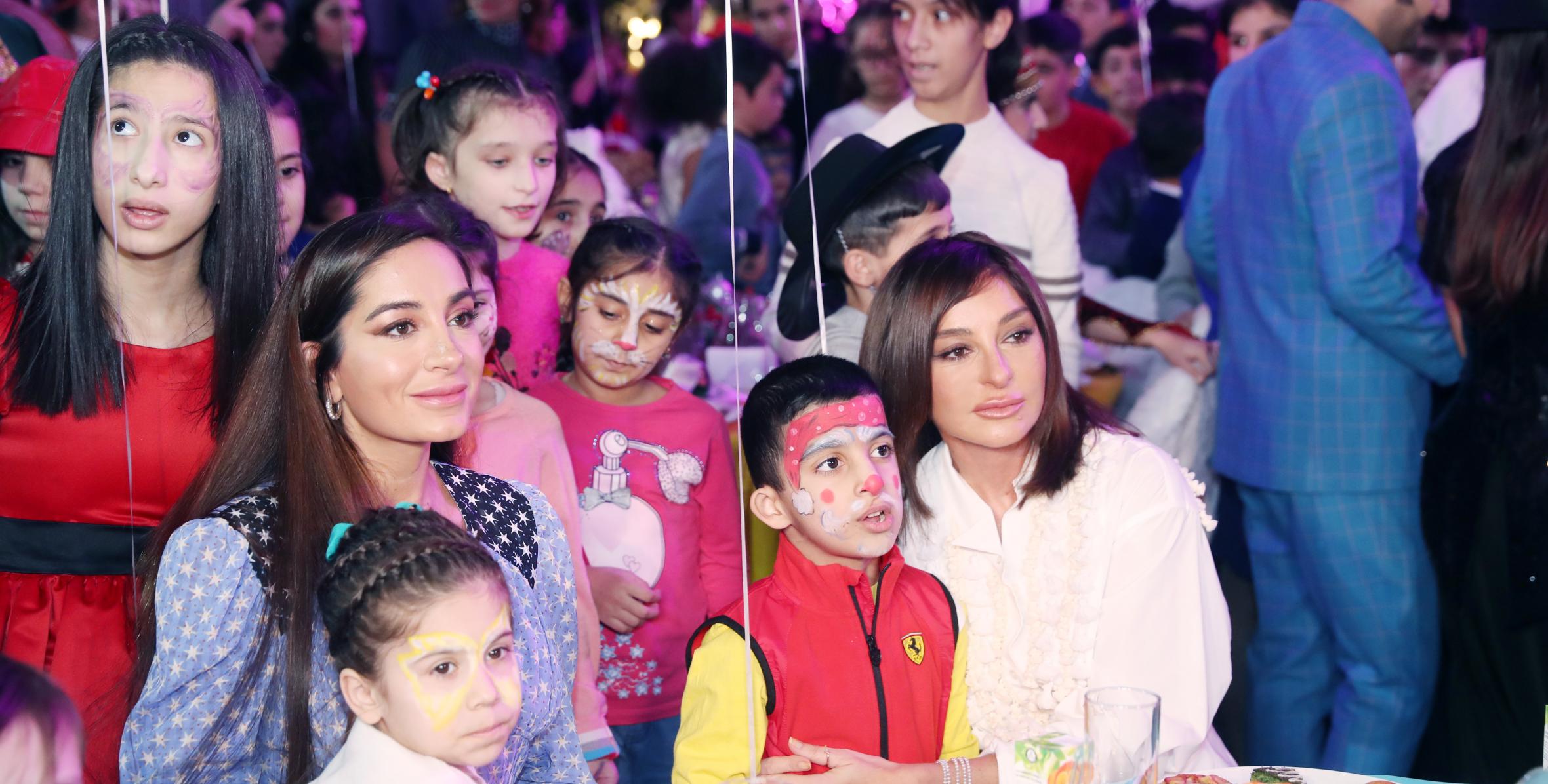 First Vice-President Mehriban Aliyeva attends traditional New Year party for children
