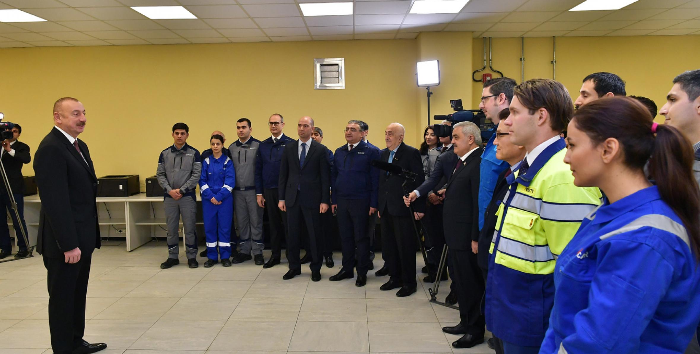 Speech by Ilham Aliyev at the opening of  SOCAR carbamide plant in Sumgayit