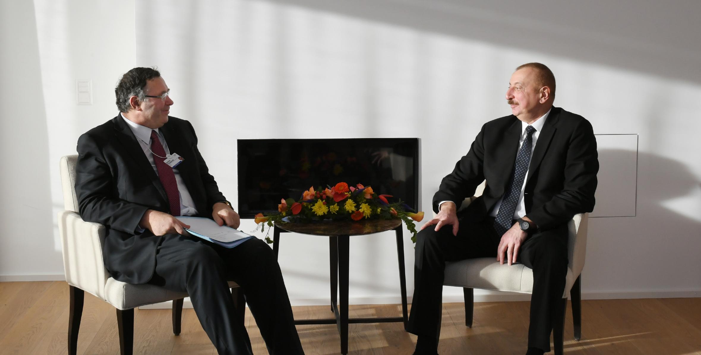 Ilham Aliyev met with Total CEO