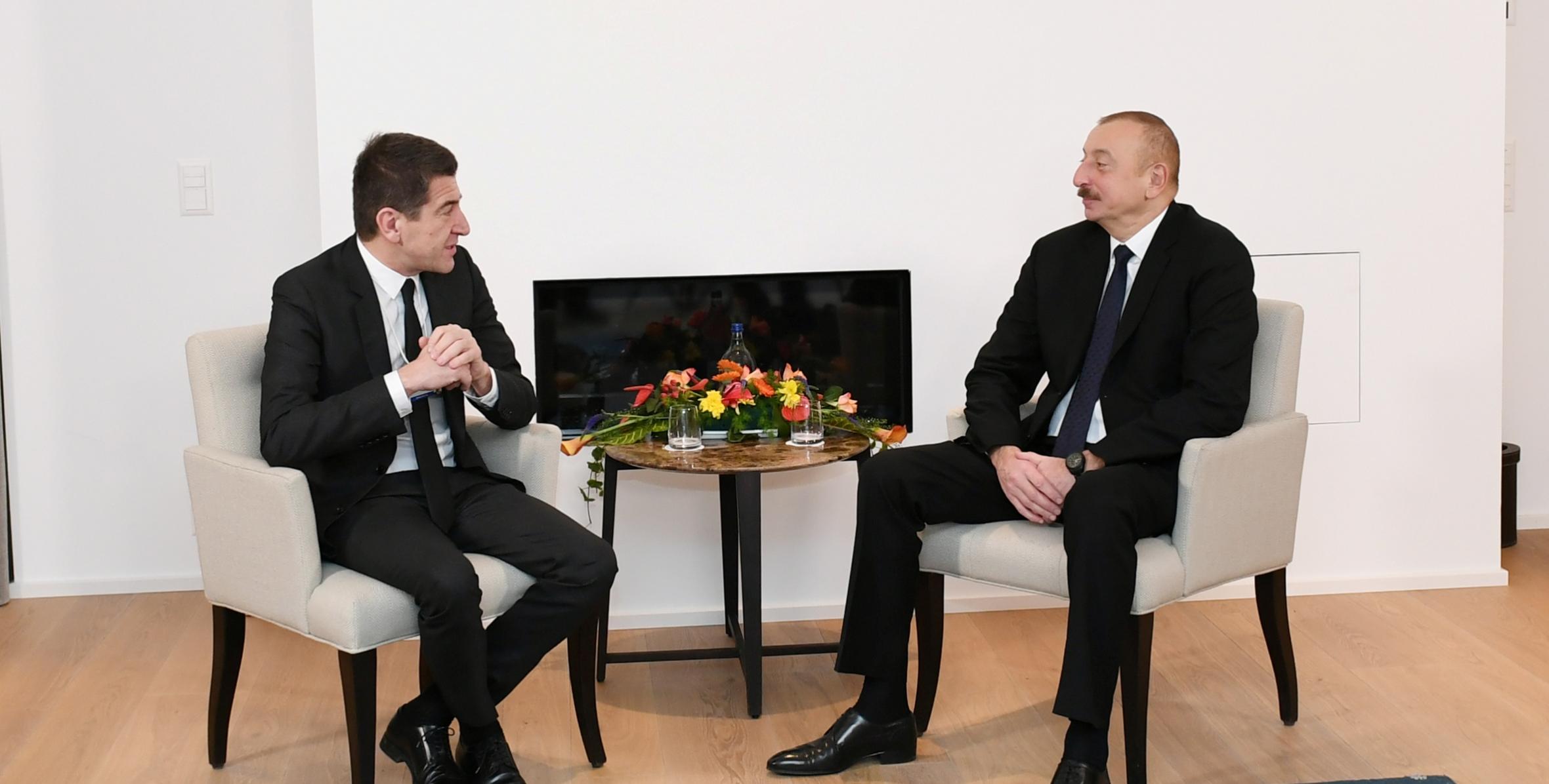 Ильхам Алиев встретился с генеральным исполнительным директором компании Lazard Freres