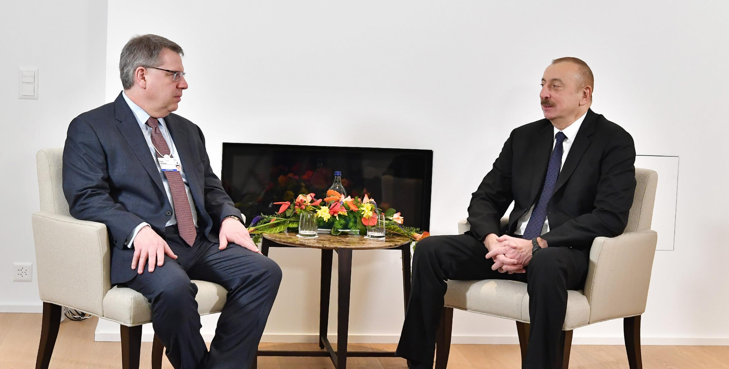 Состоялась встреча Ильхама Алиева с президентом компании The Boston Consulting Group