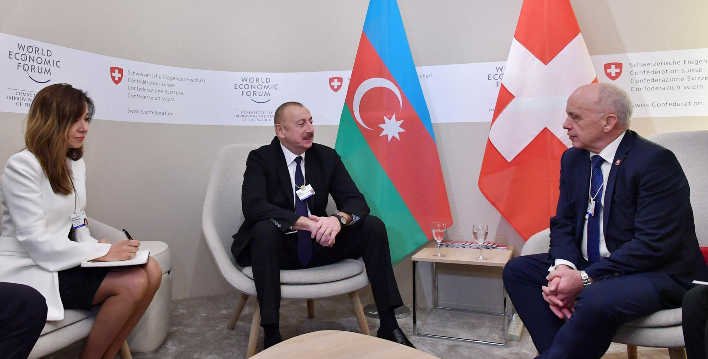 Ilham Aliyev met with Swiss President Ueli Maurer