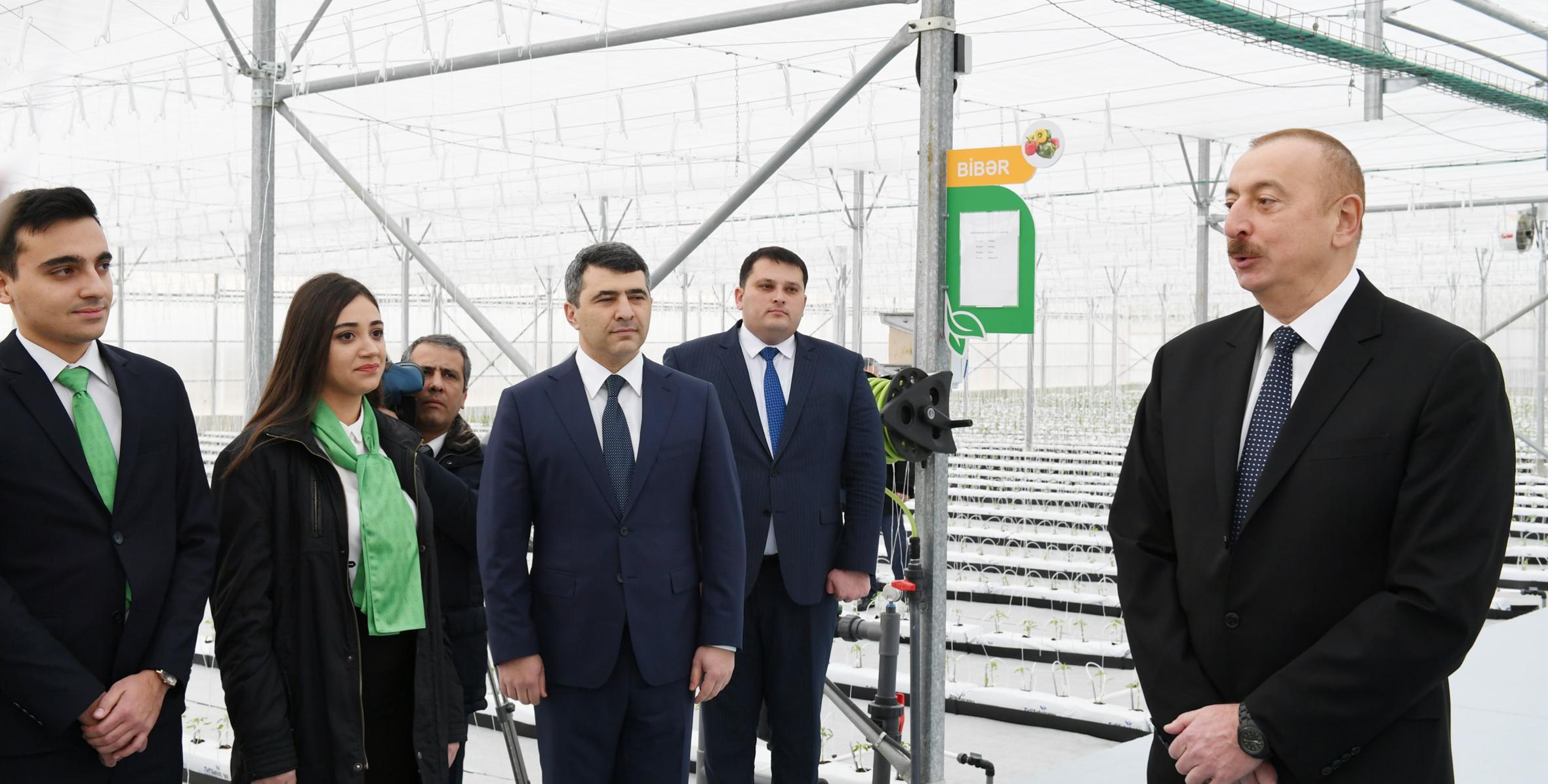 Speech by Ilham Aliyev at the opening of Research Institute of Vegetable Growing
