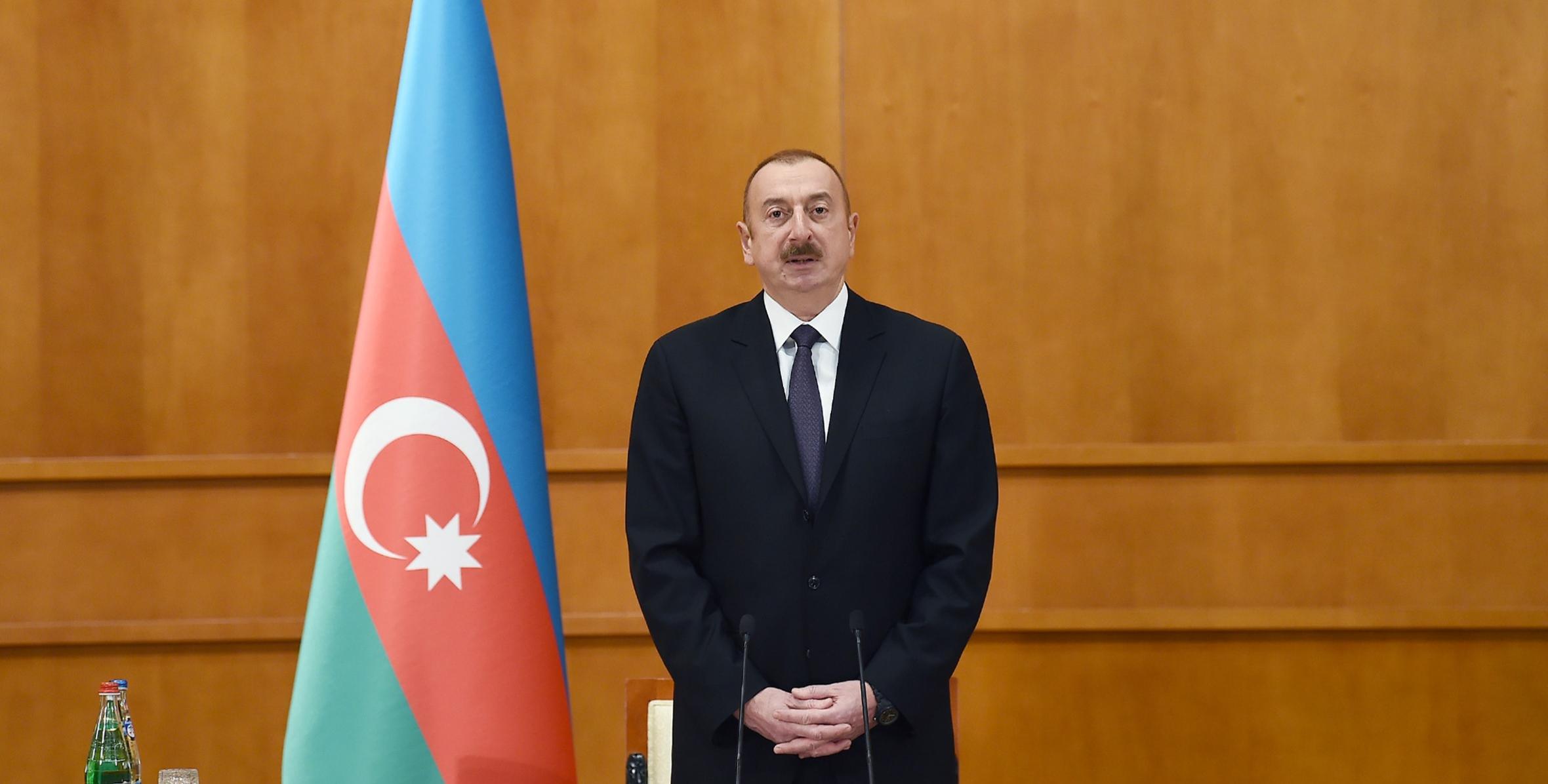 Speech by Ilham Aliyev at the meeting with martyr families