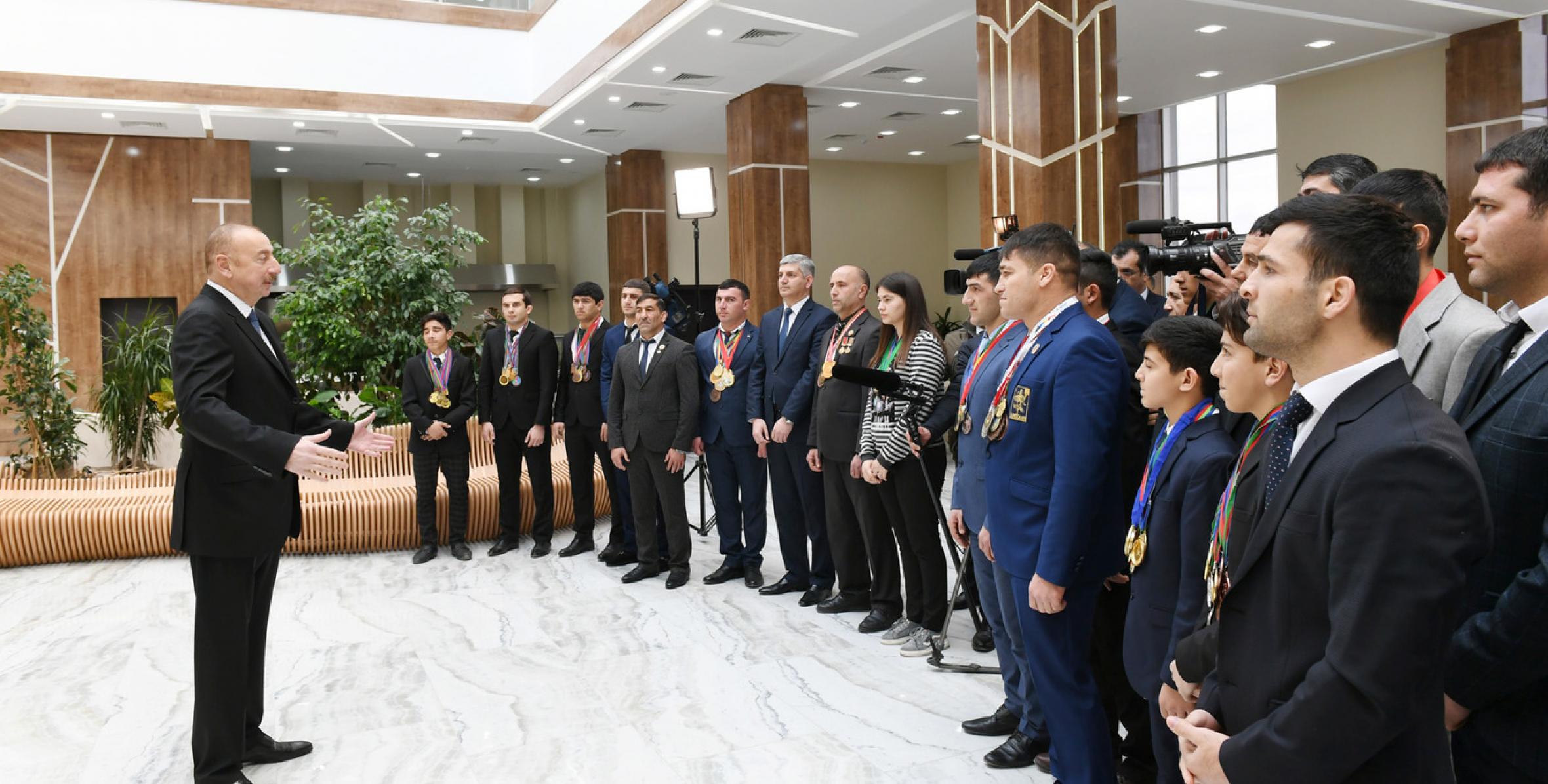Speech by Ilham Aliyev at the opening of Beylagan Olympic Sport Complex
