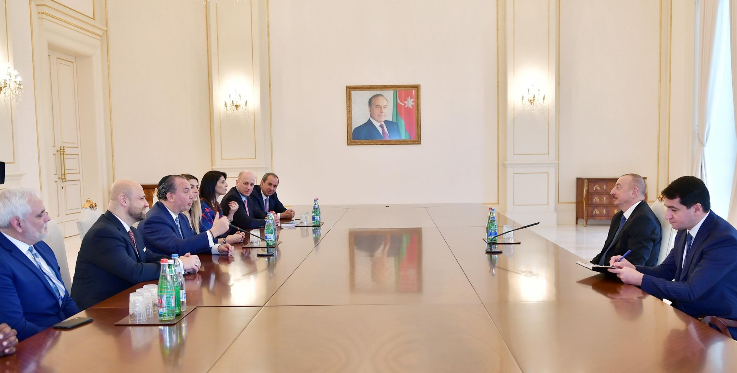 Ilham Aliyev received delegation led by president of US-based Foundation for Ethnic Understanding