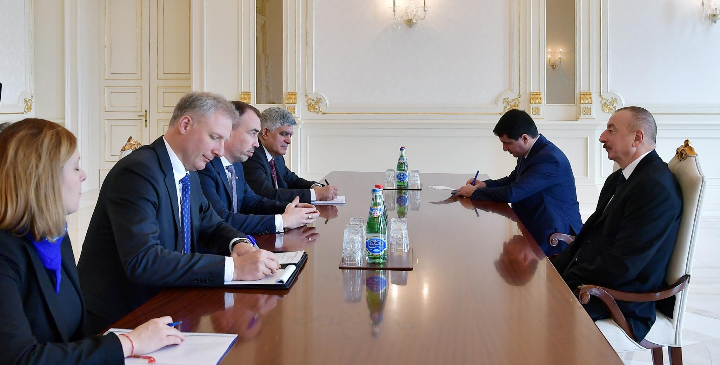 Ilham Aliyev received European Union delegation