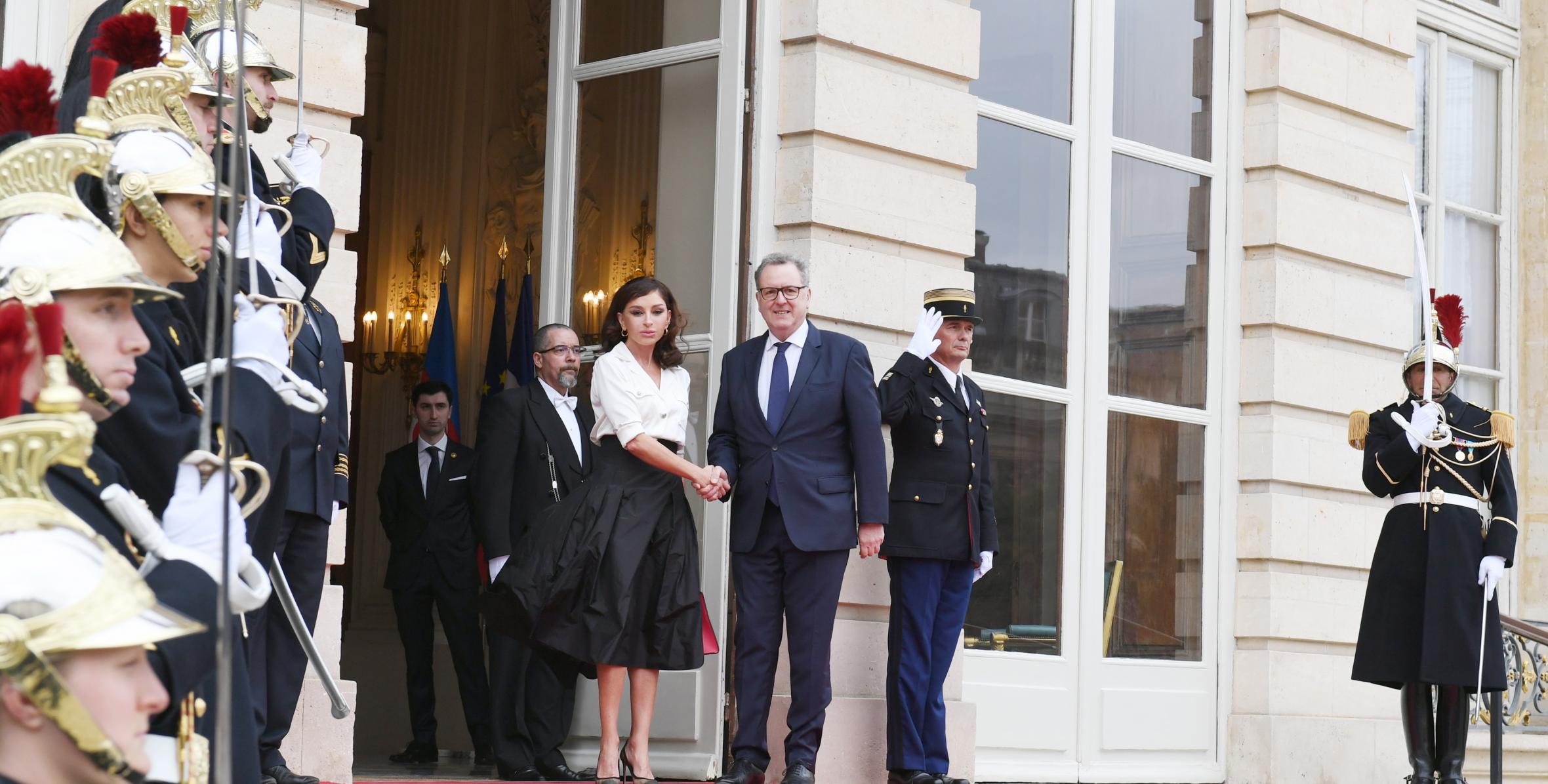 First Vice-President Mehriban Aliyeva met with president of French National Assembly Richard Ferrand