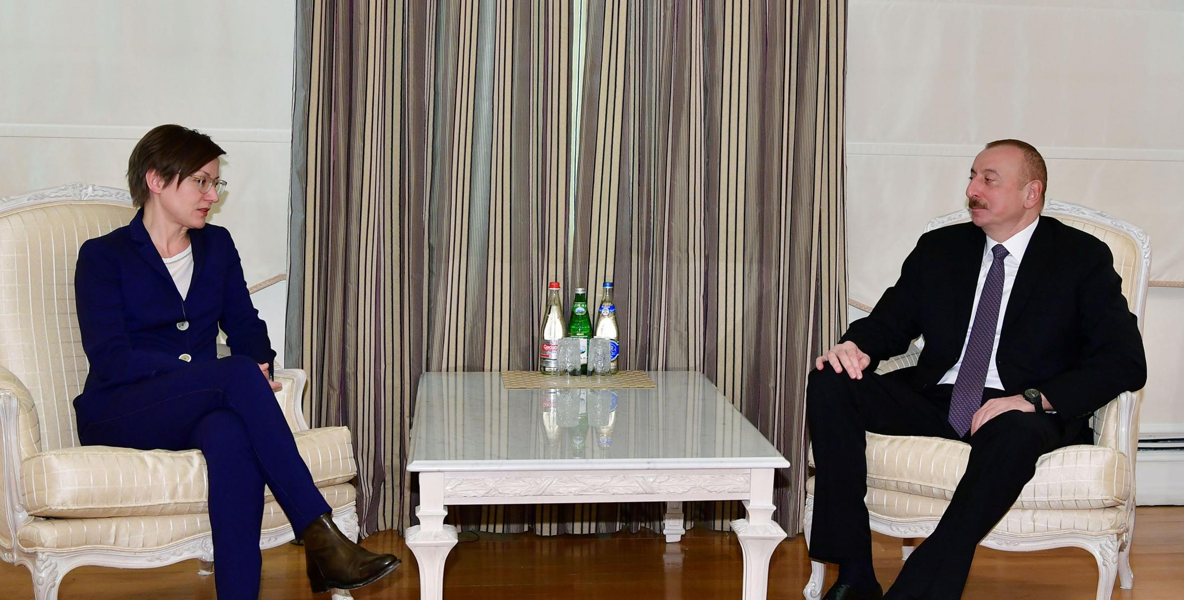 Ilham Aliyev received UNDP Assistant Administrator