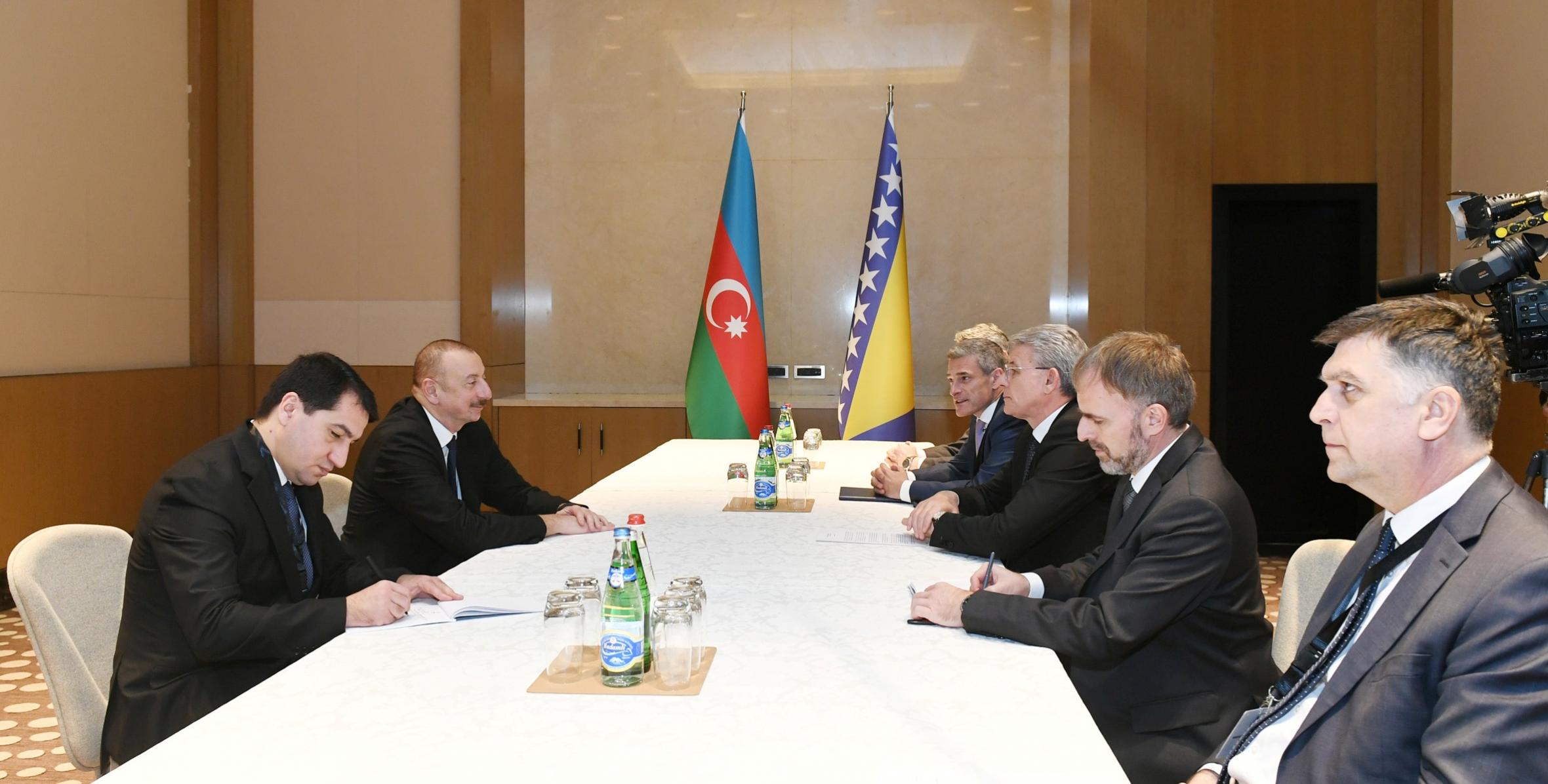 Состоялась встреча Ильхама Алиева с членом Президиума Боснии и Герцеговины Шефиком Джаферовичем